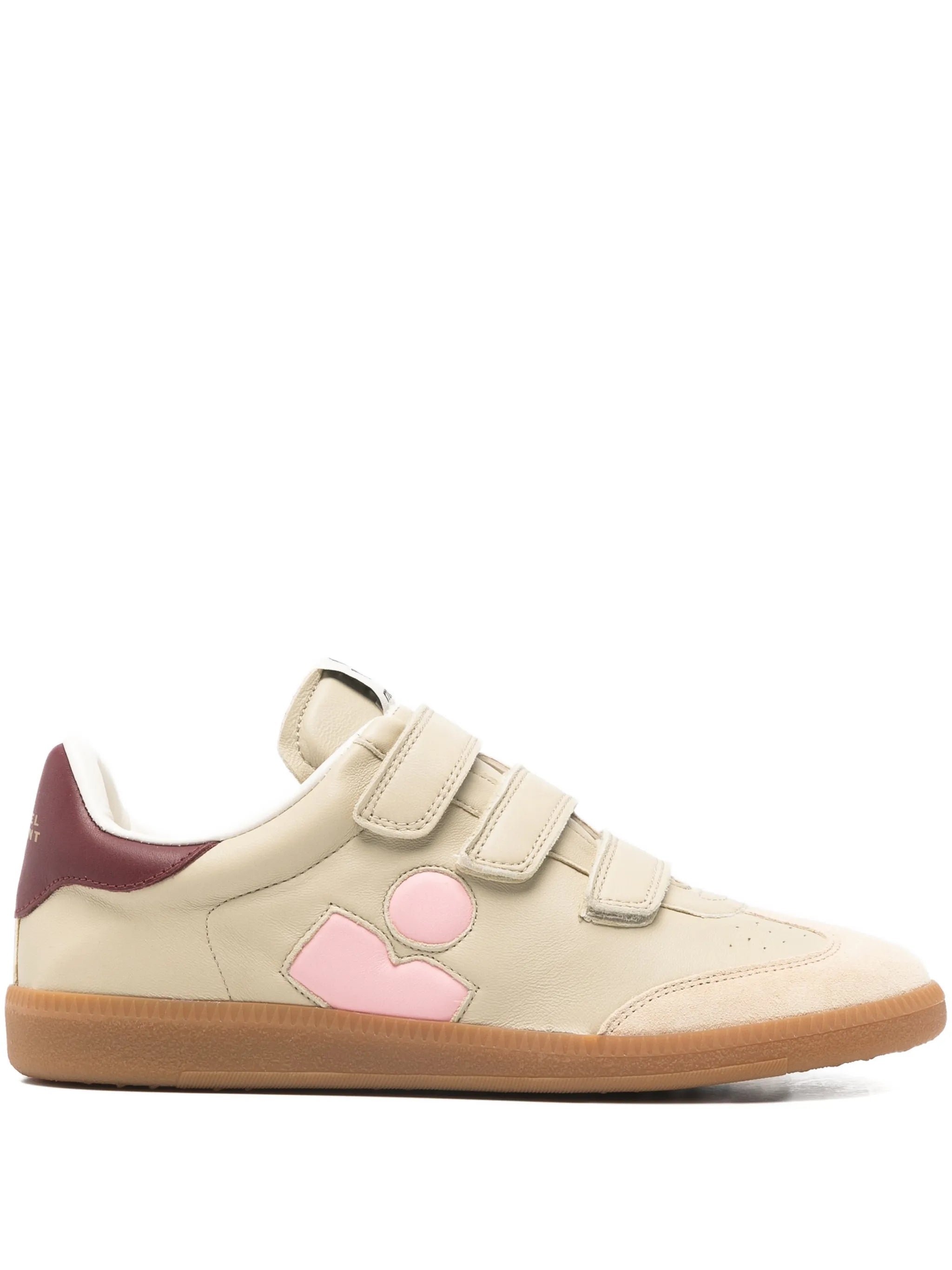 Beth side-logo touch-strap sneakers