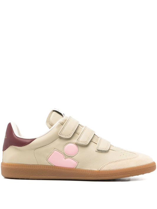 Beth side-logo touch-strap sneakers
