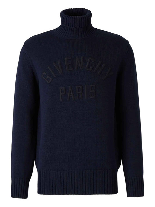 logo turtleneck sweater