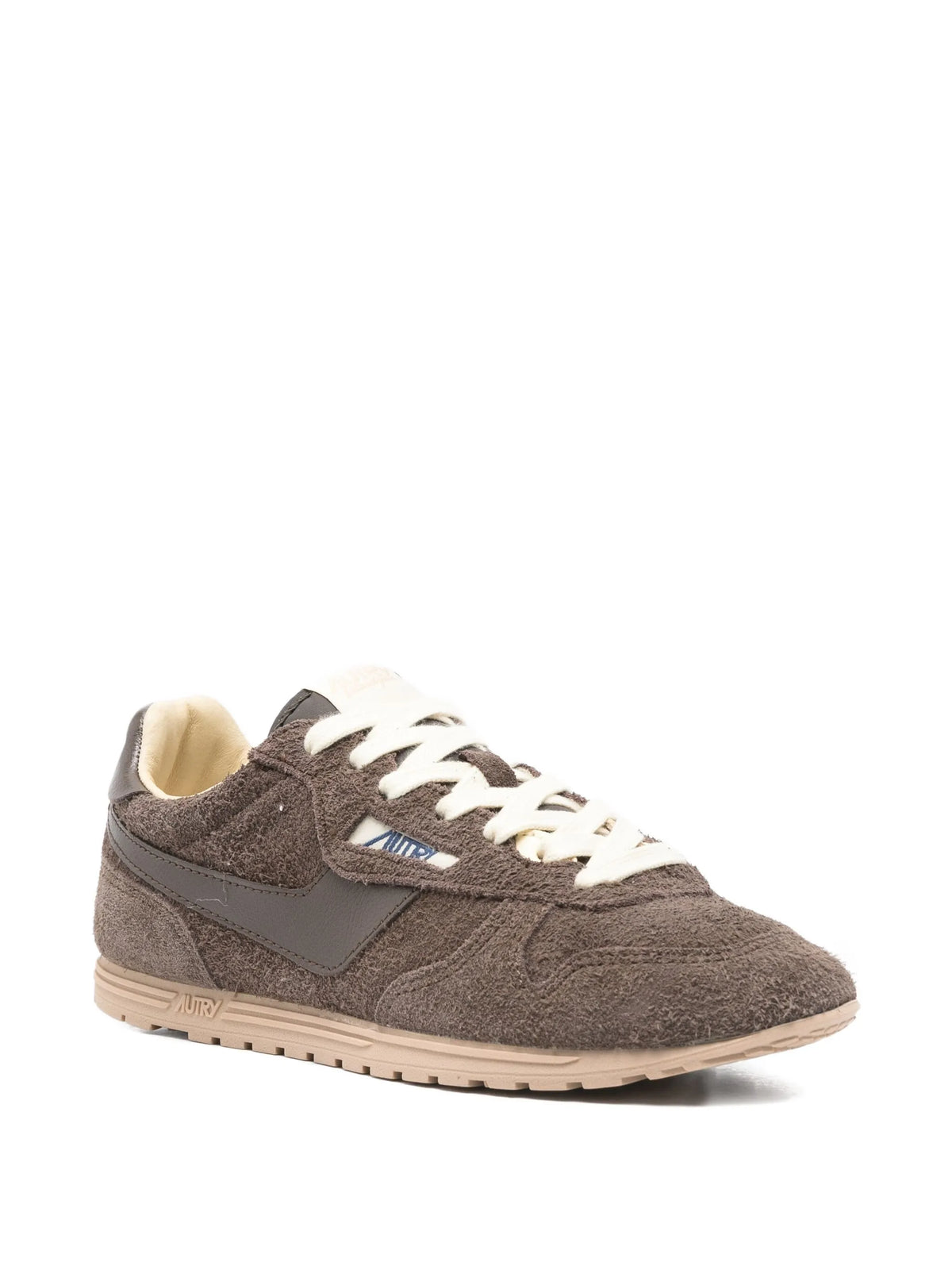 Windspin suede and leather sneakers