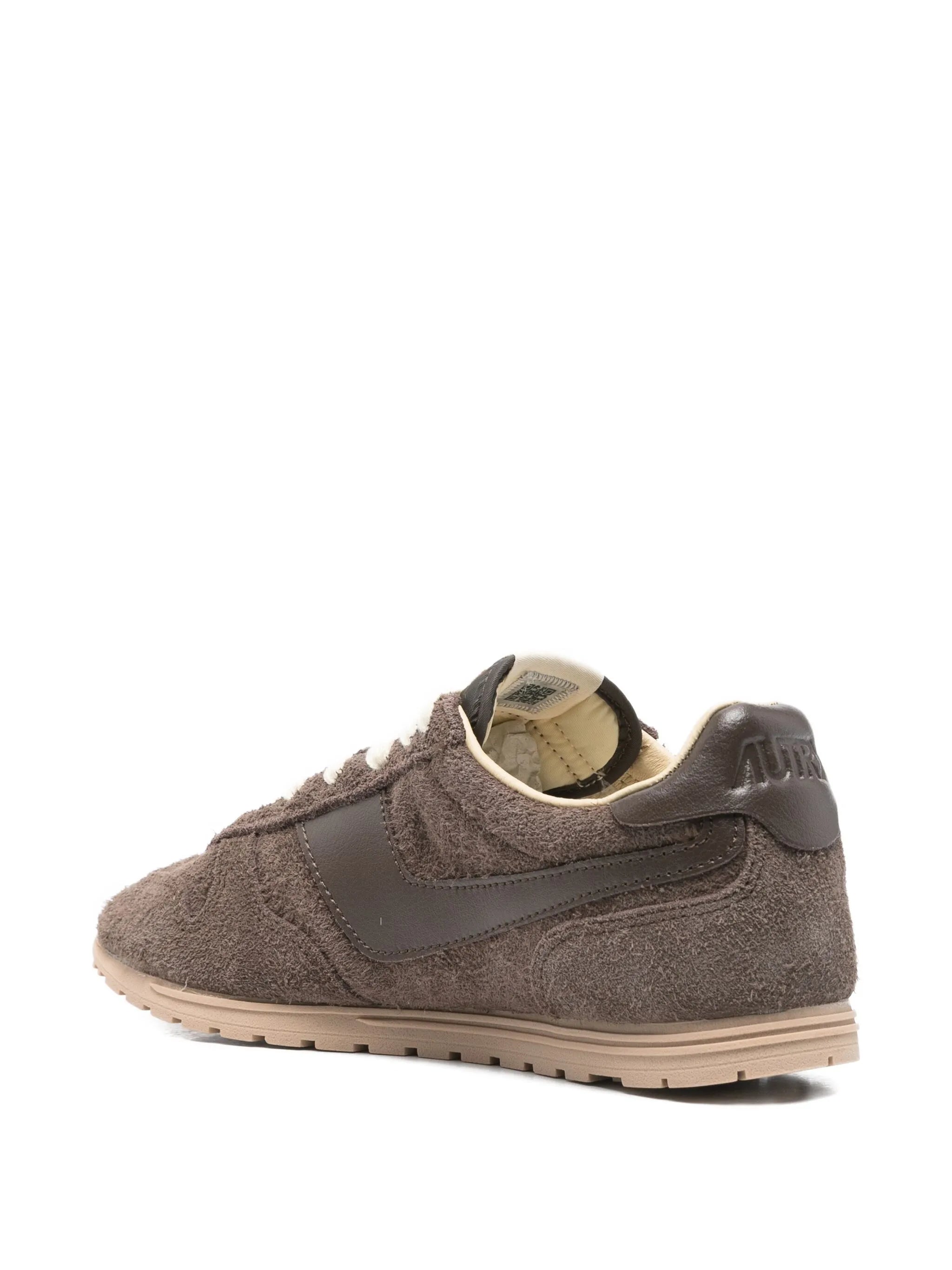 Windspin suede and leather sneakers