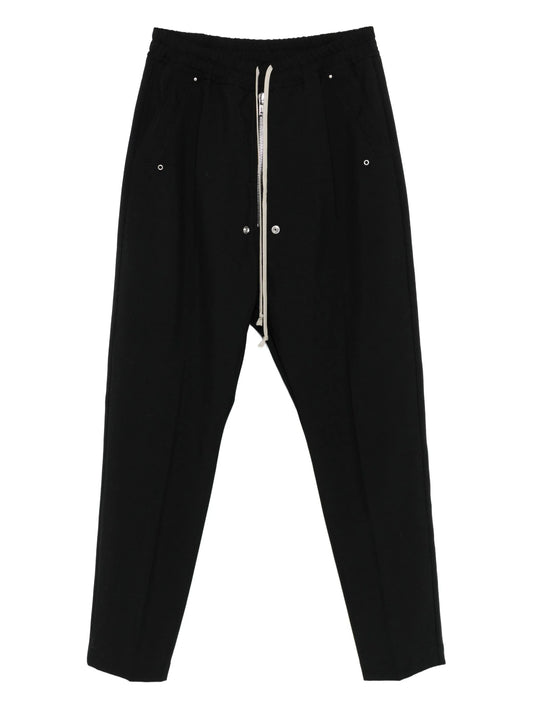 BELA drawstring button trousers