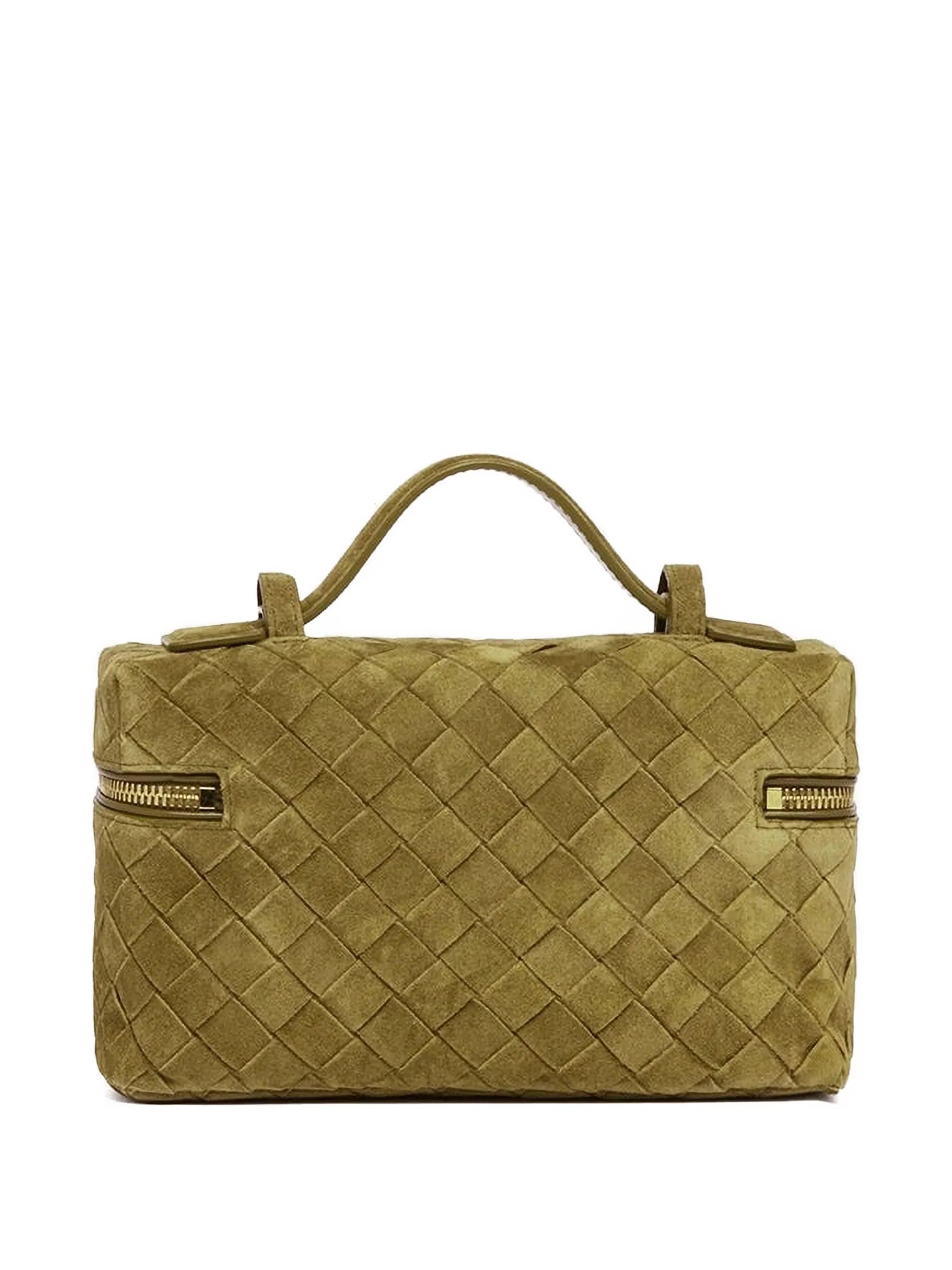 Bang Bang woven-design make up bag