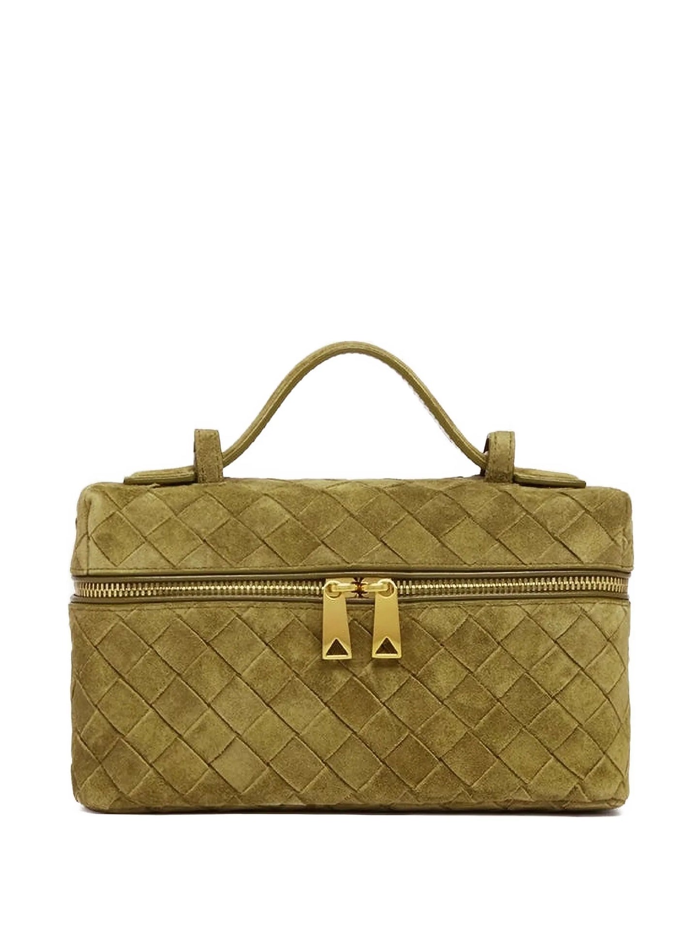 Bang Bang woven-design make up bag