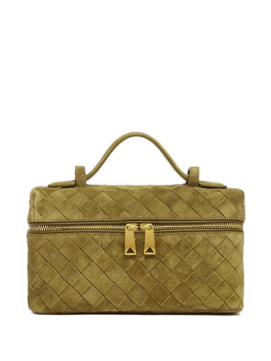 Bang Bang woven-design make up bag