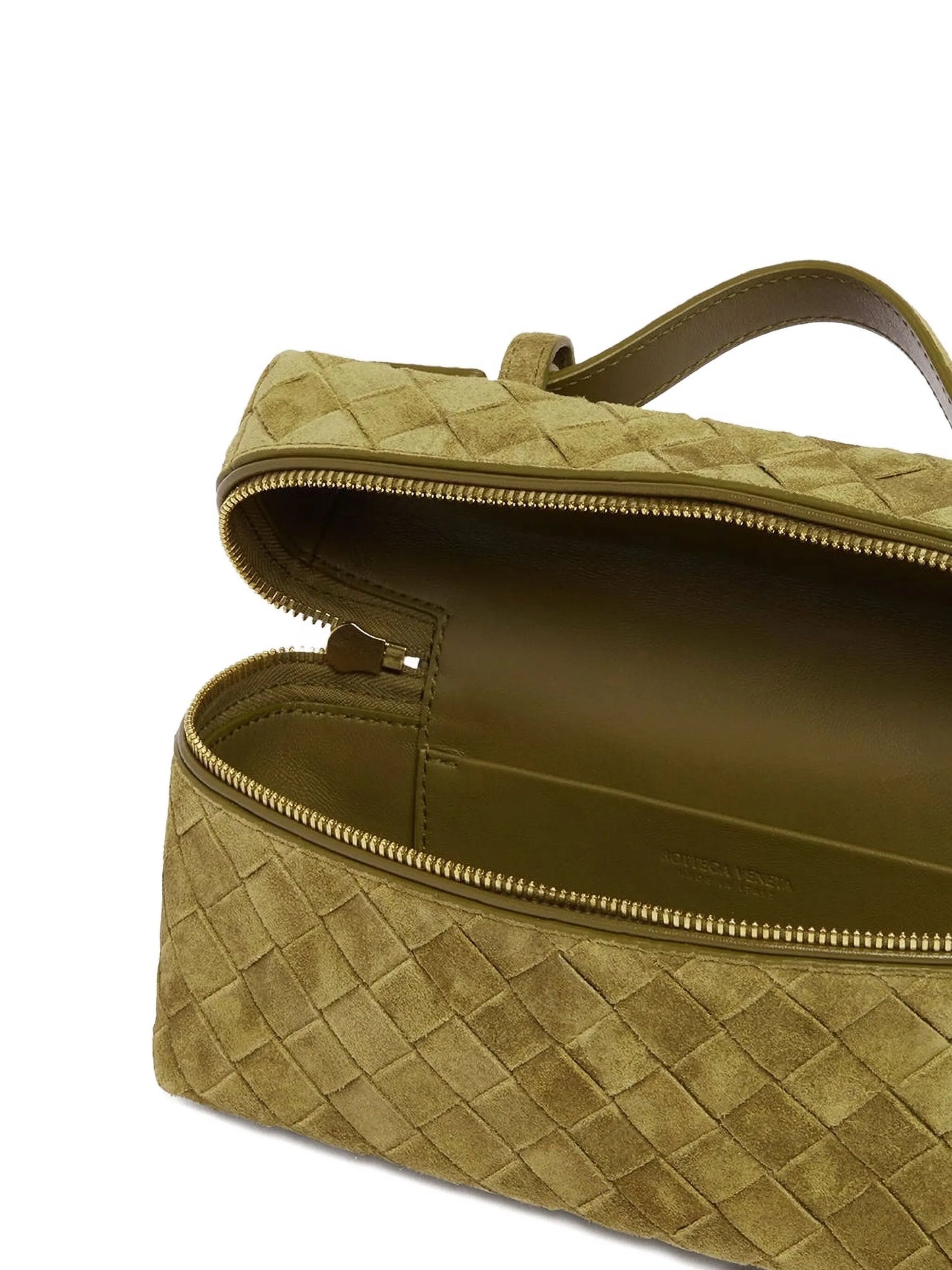 Bang Bang woven-design make up bag