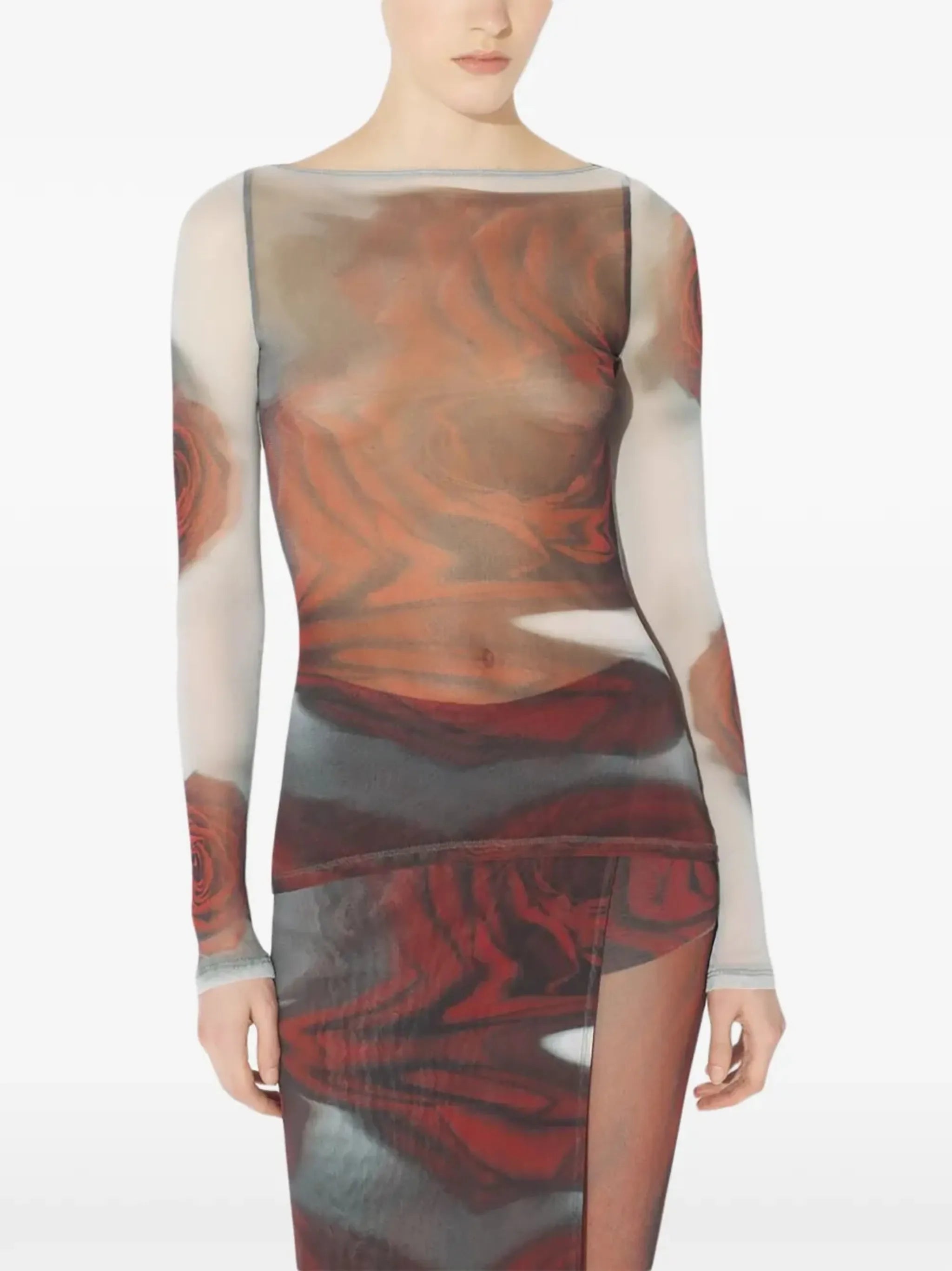 Blurry Roses top