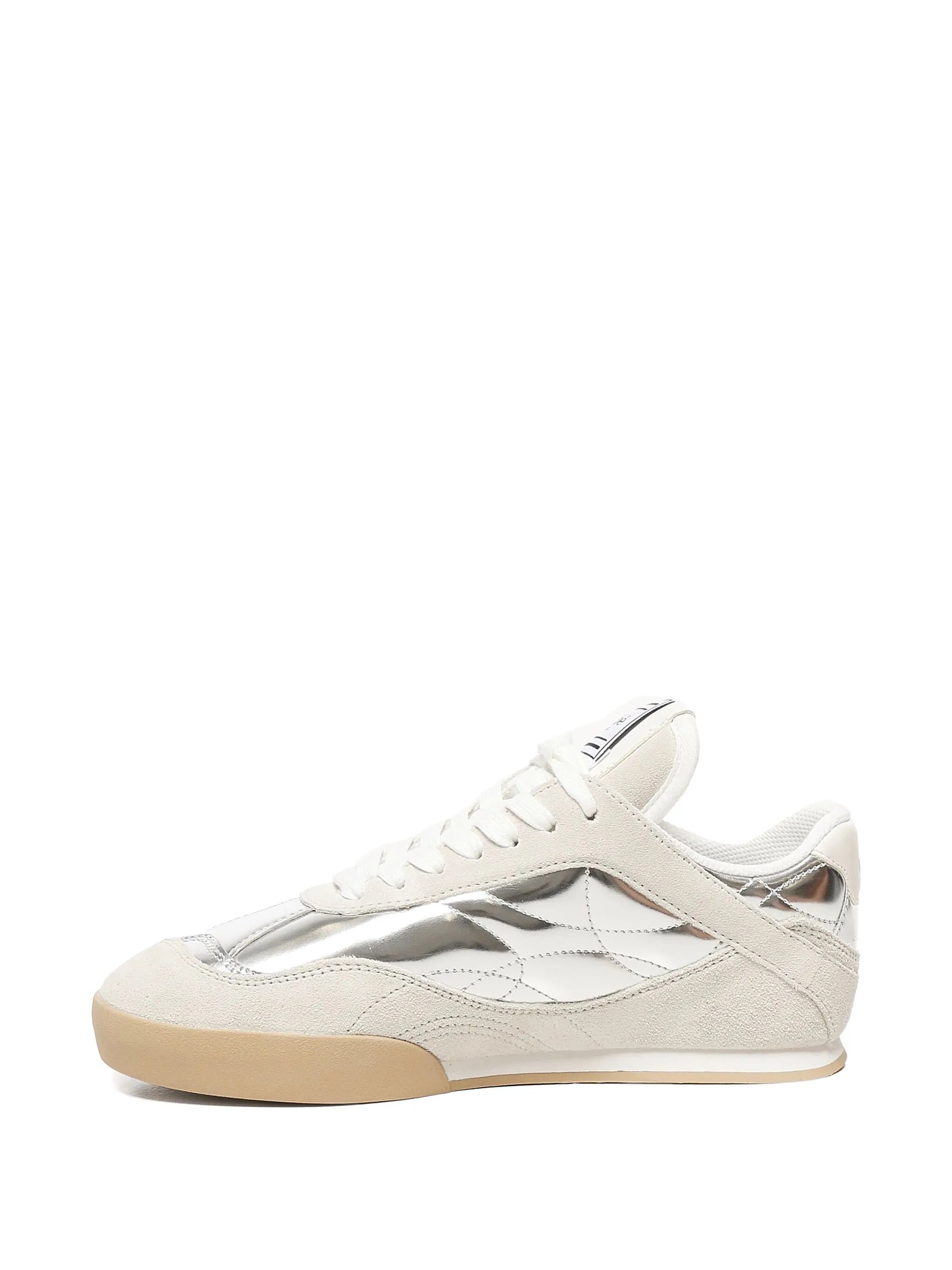 Kick metallic-panelled sneakers