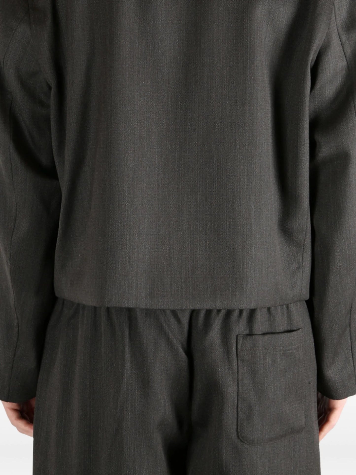zip-front textured jacket