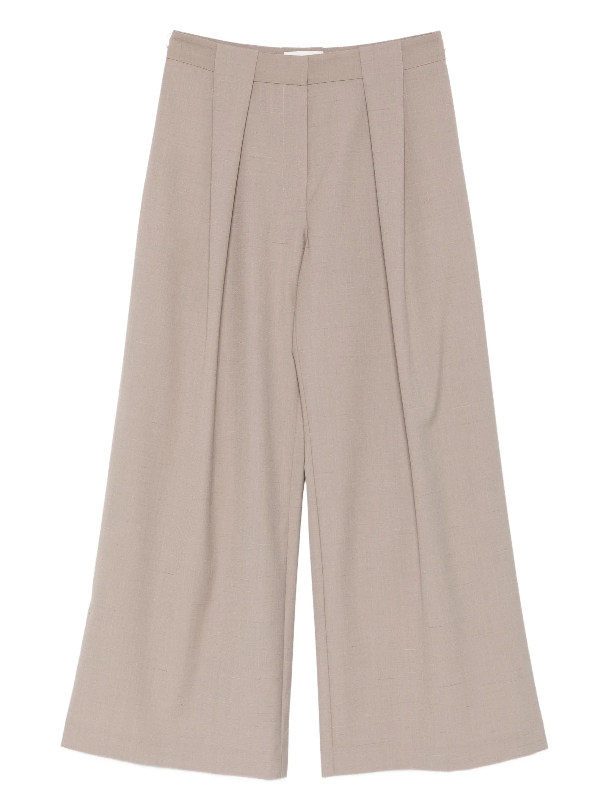 pleat trousers