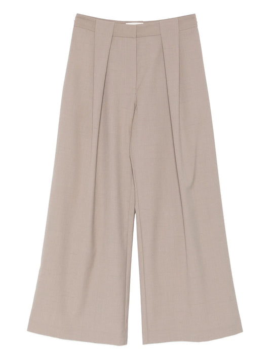 pleat trousers