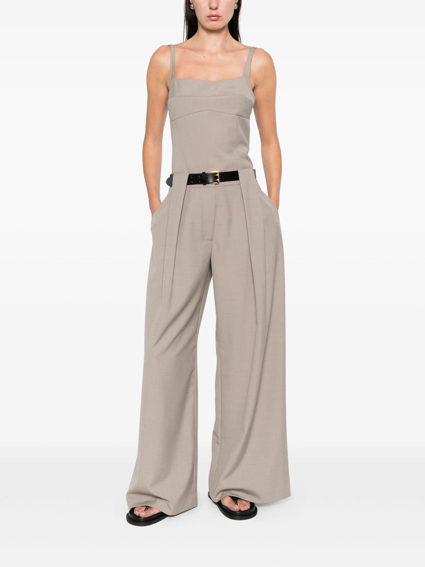 pleat trousers