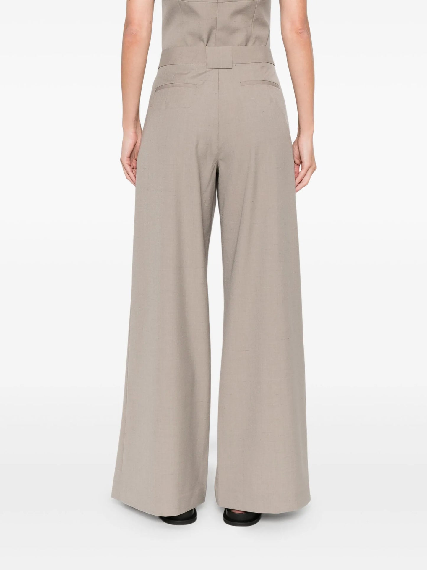 pleat trousers