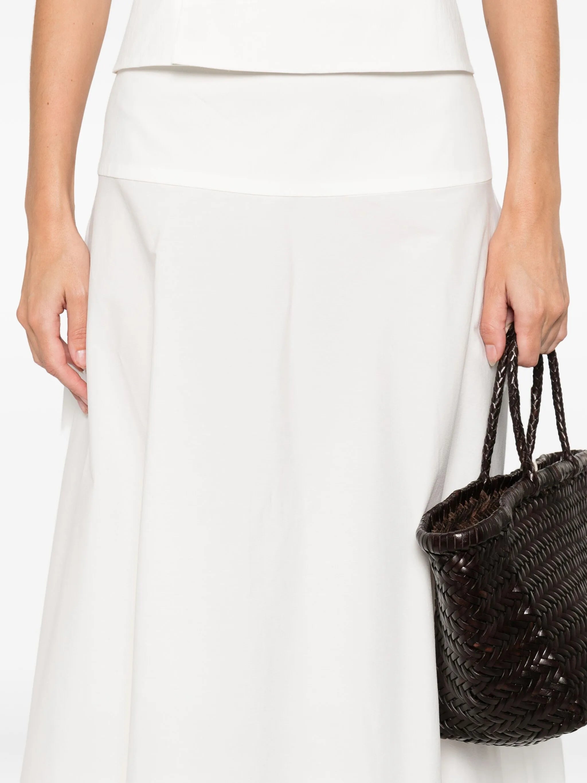 panel  maxi skirt