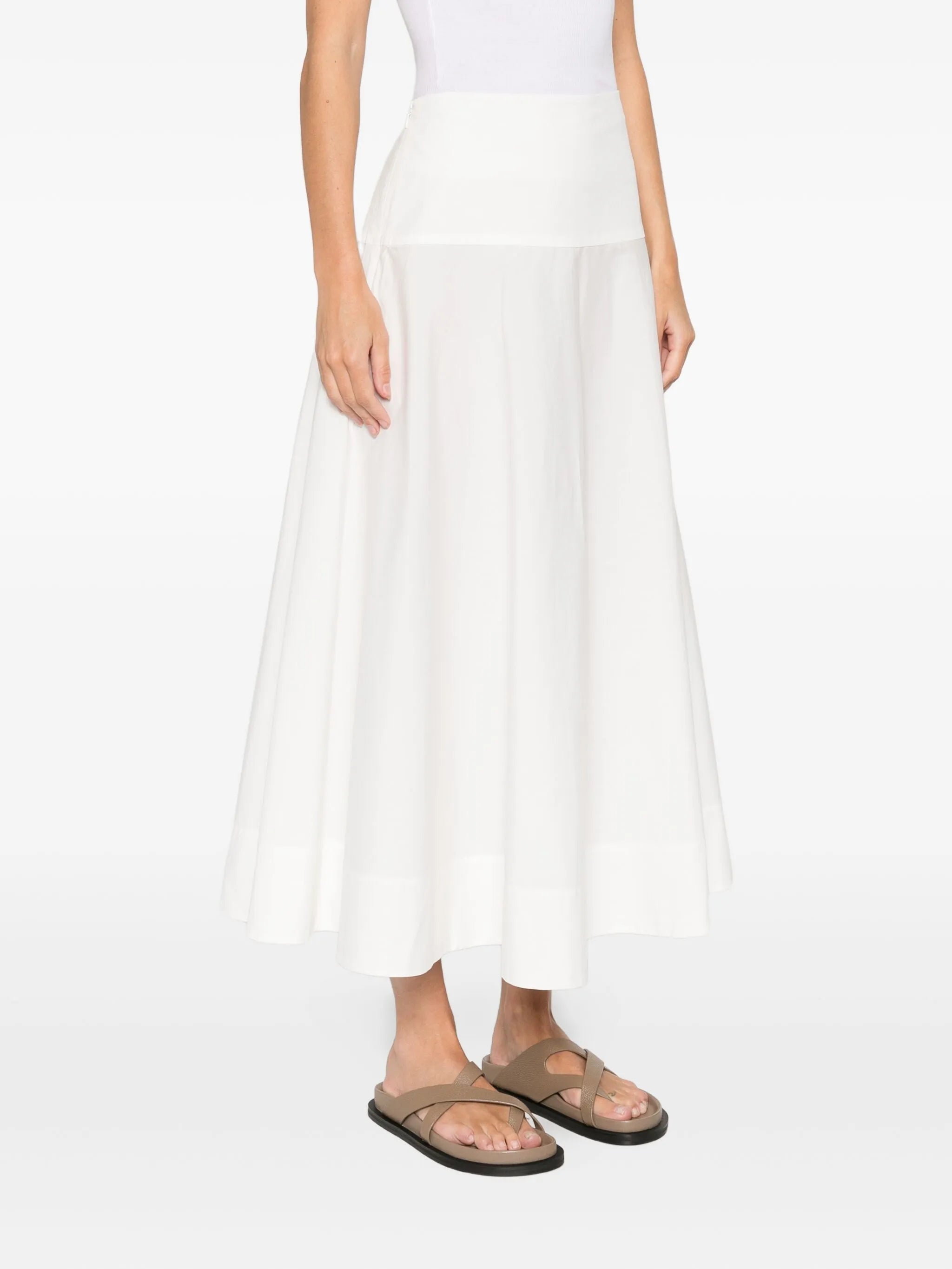 panel  maxi skirt