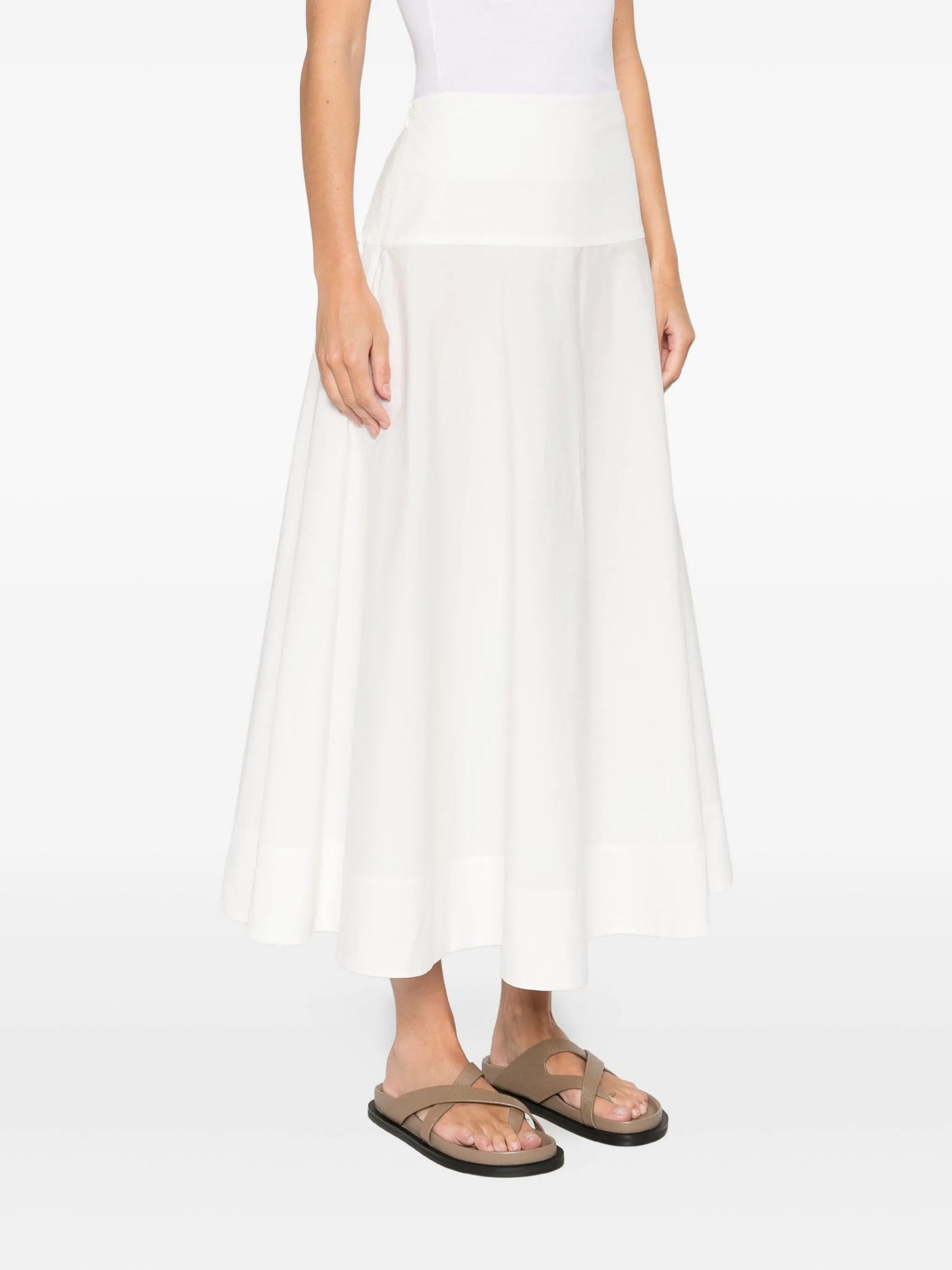 panel  maxi skirt