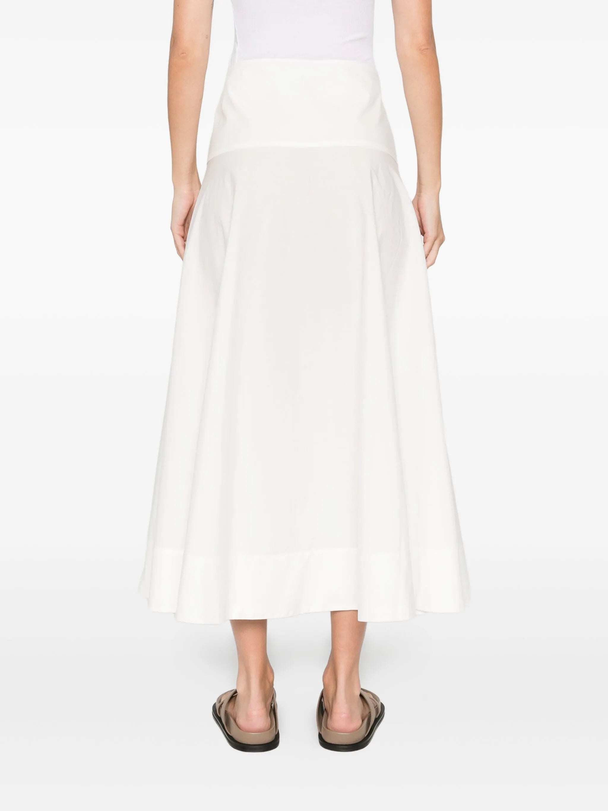 panel  maxi skirt