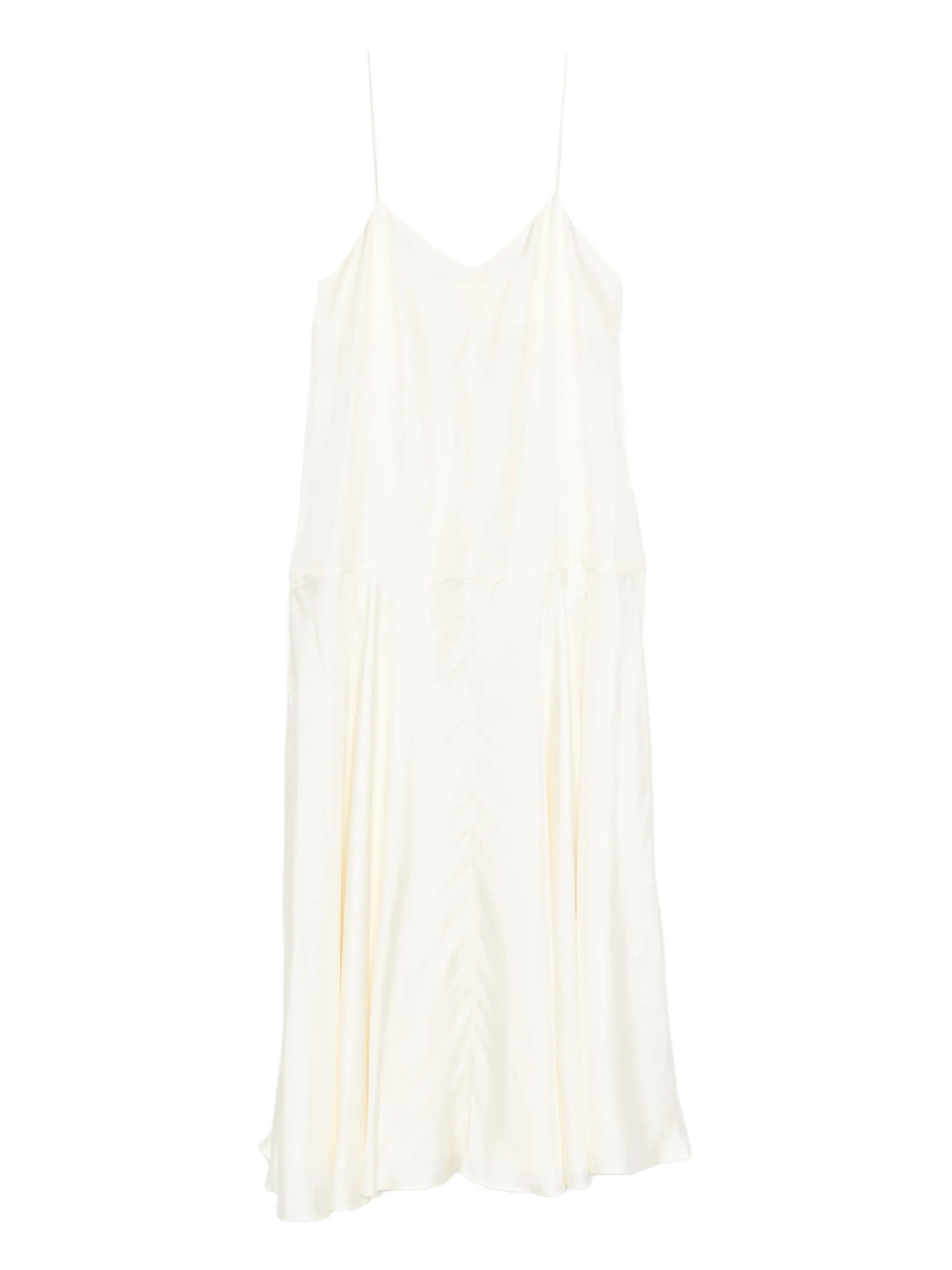 silk twill slip dress