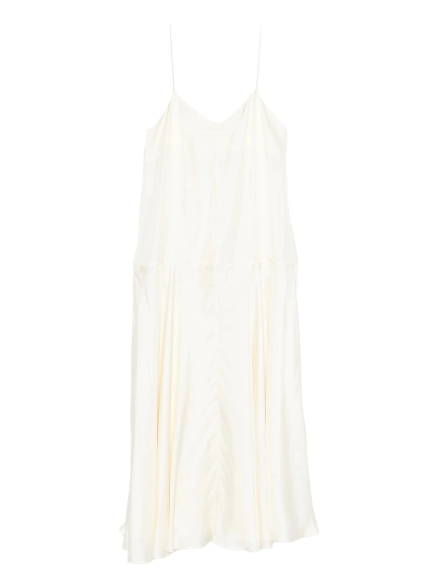 silk twill slip dress