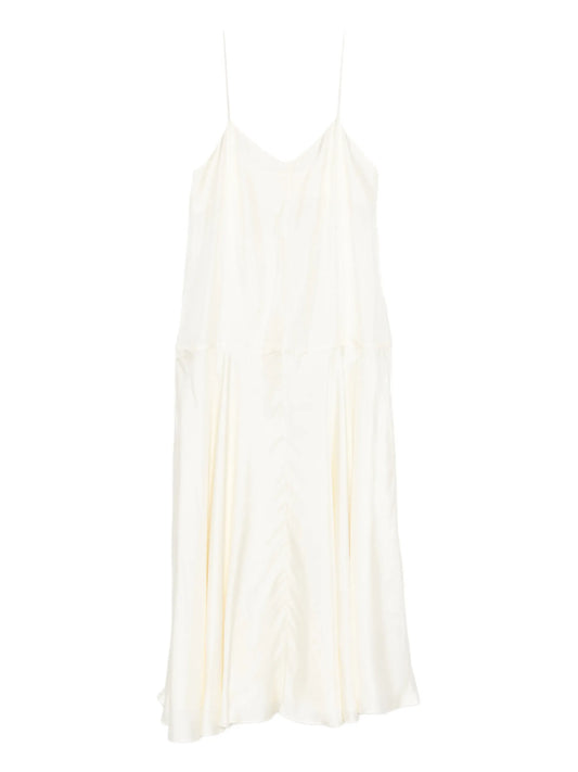 silk twill slip dress