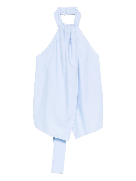 halter tie-back top