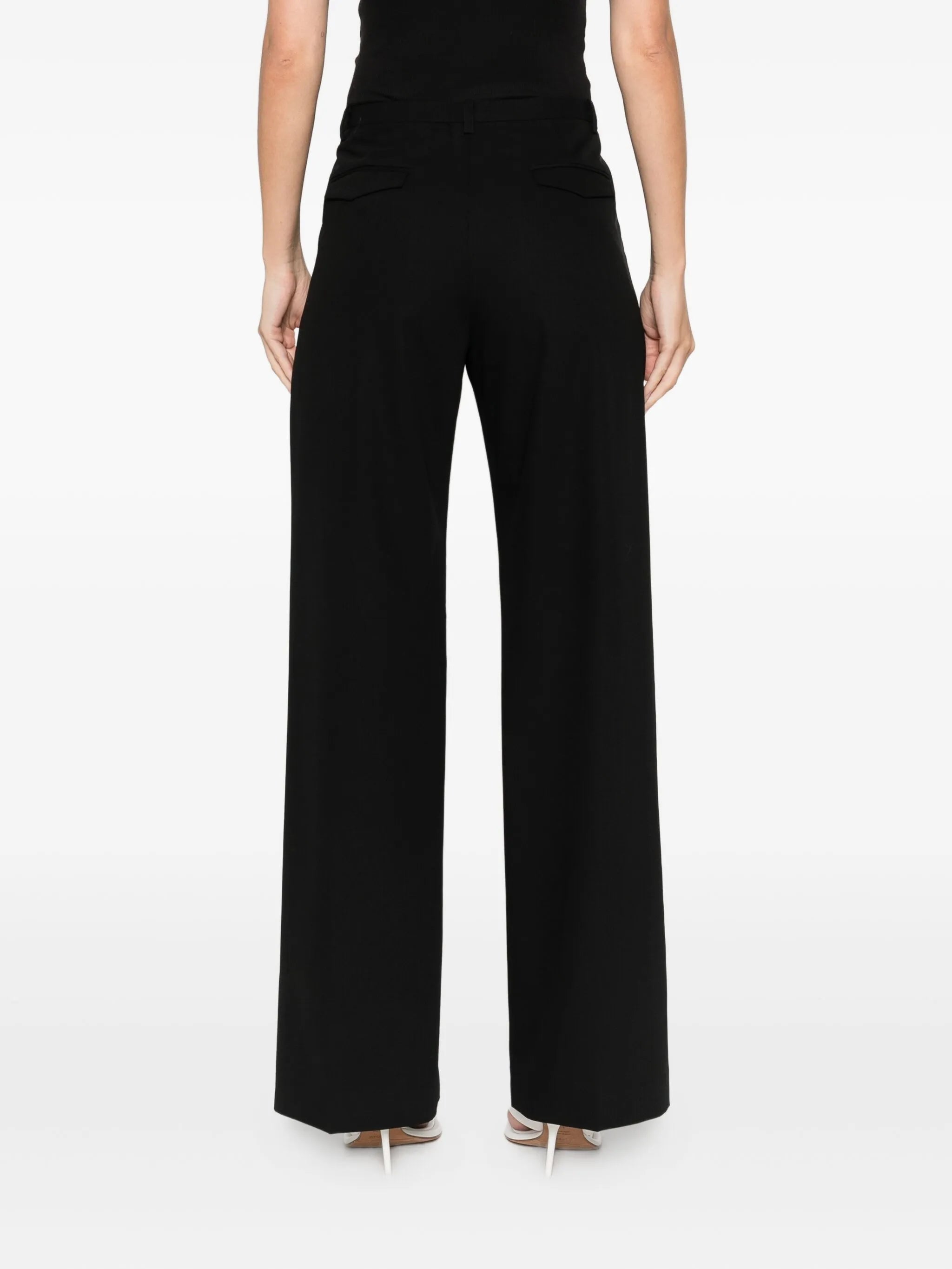 fine band Carter trousers - black