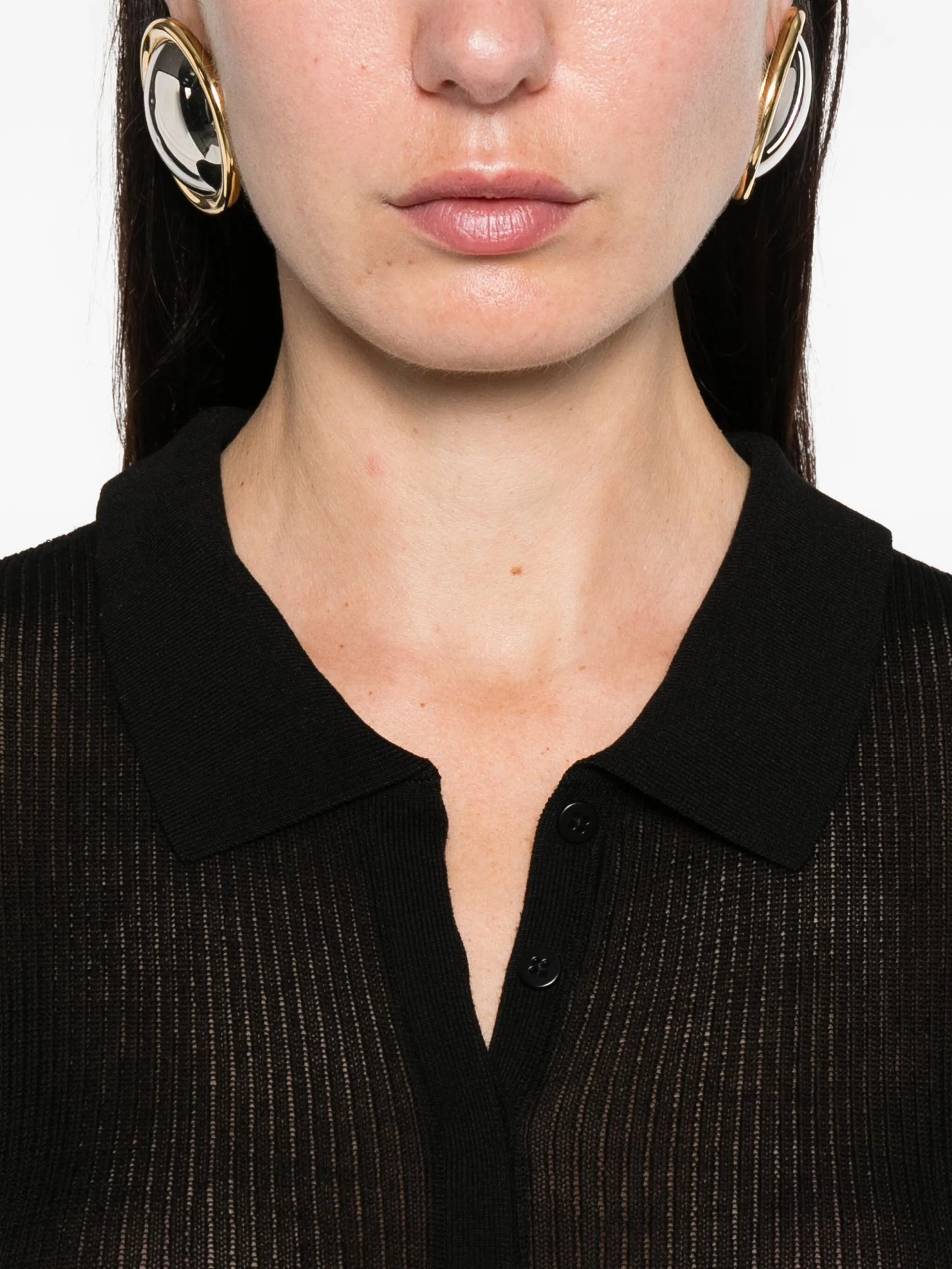 long-sleeves polo top