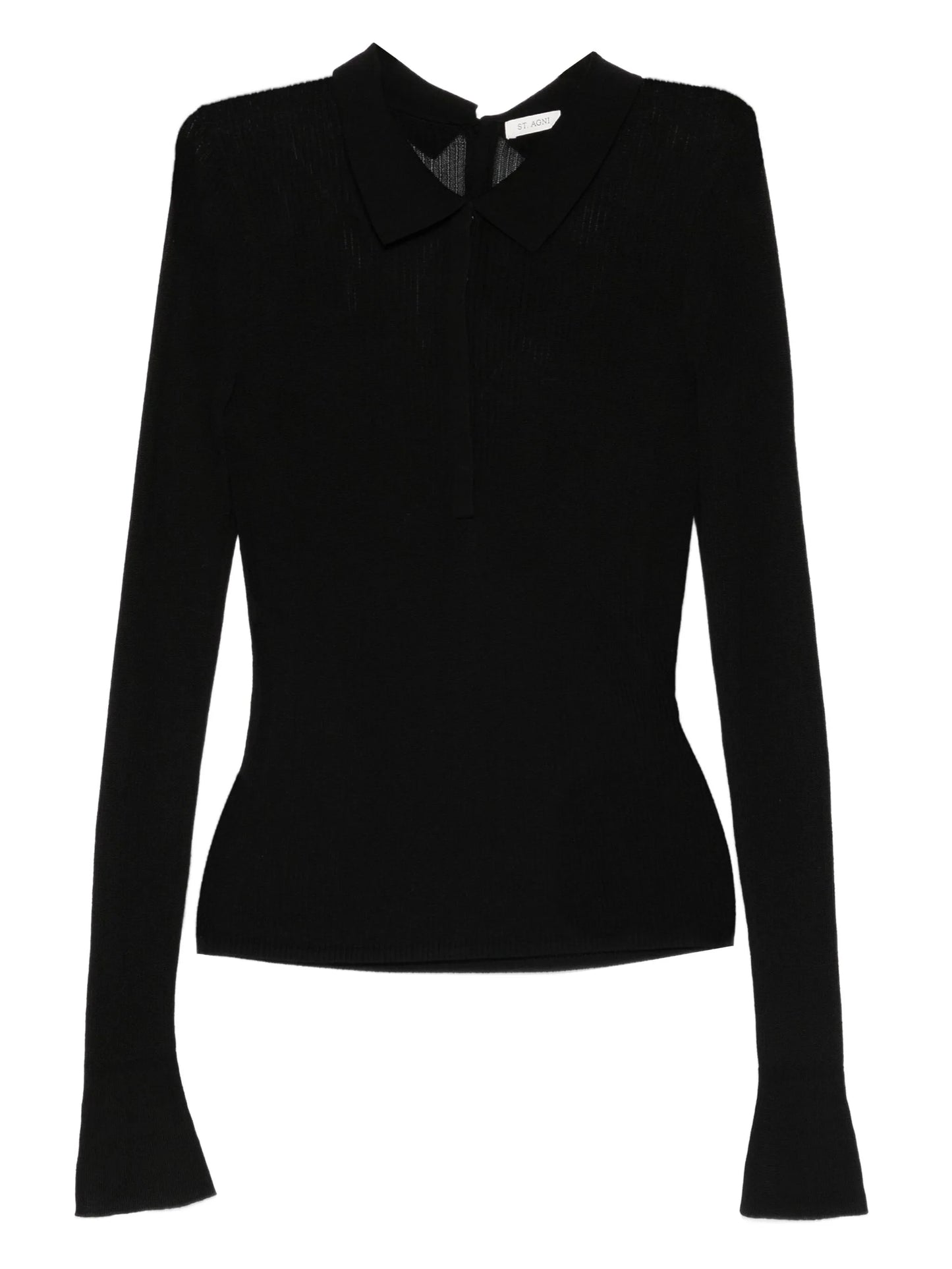 long-sleeves polo top