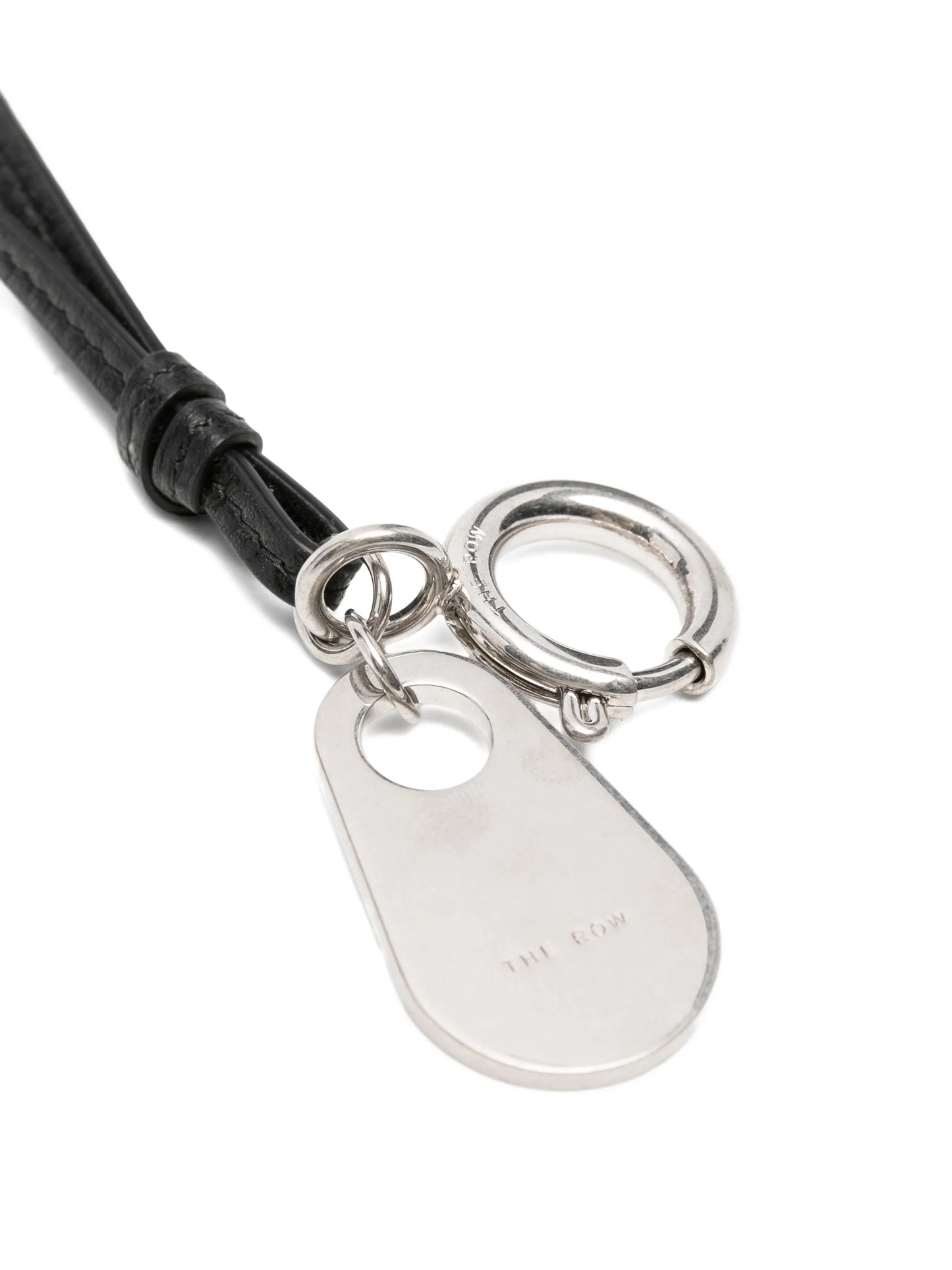 logo-engraved key charm