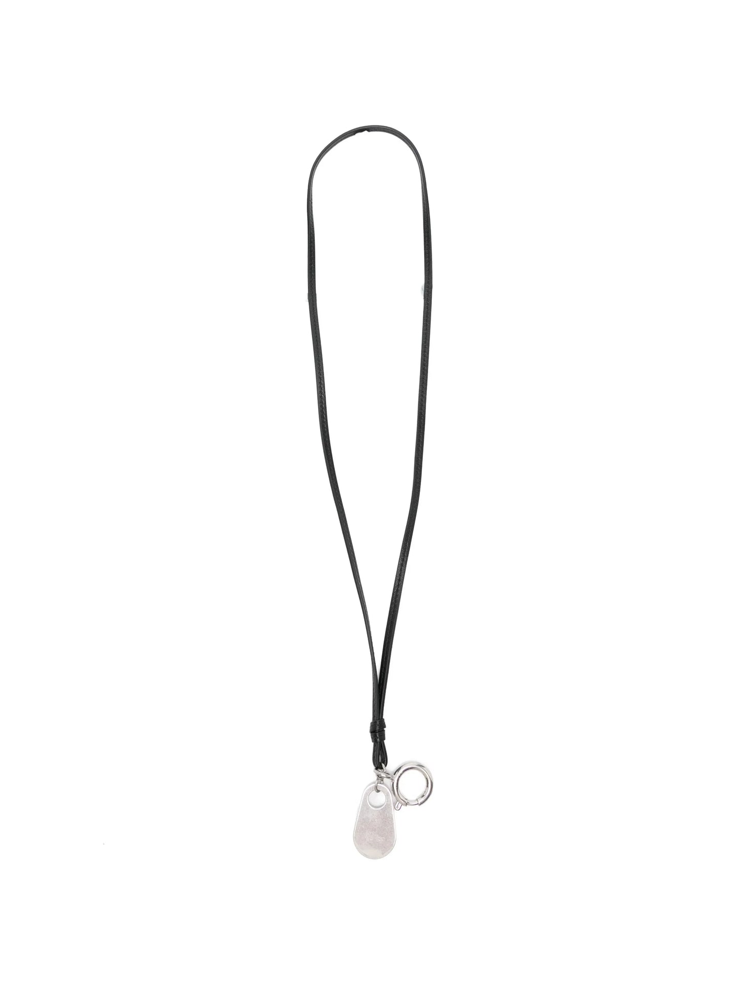 logo-engraved key charm
