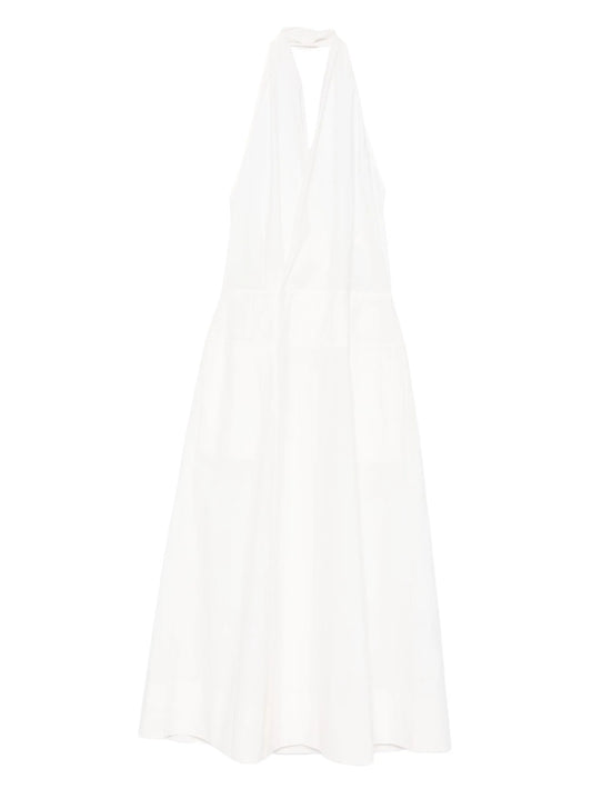 halter midi dress
