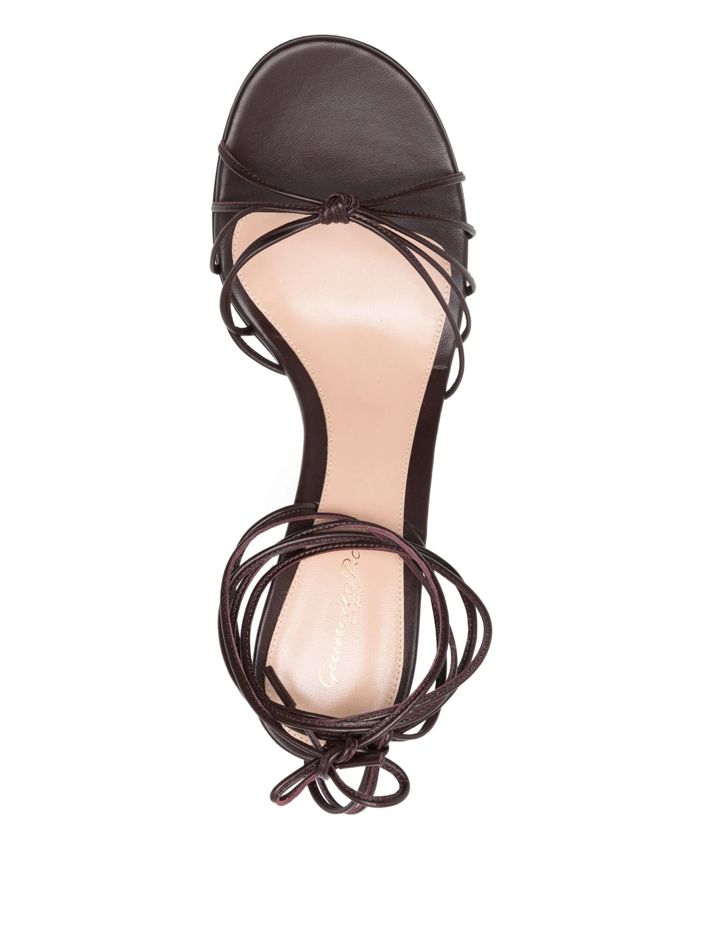 85mm strappy leather sandals