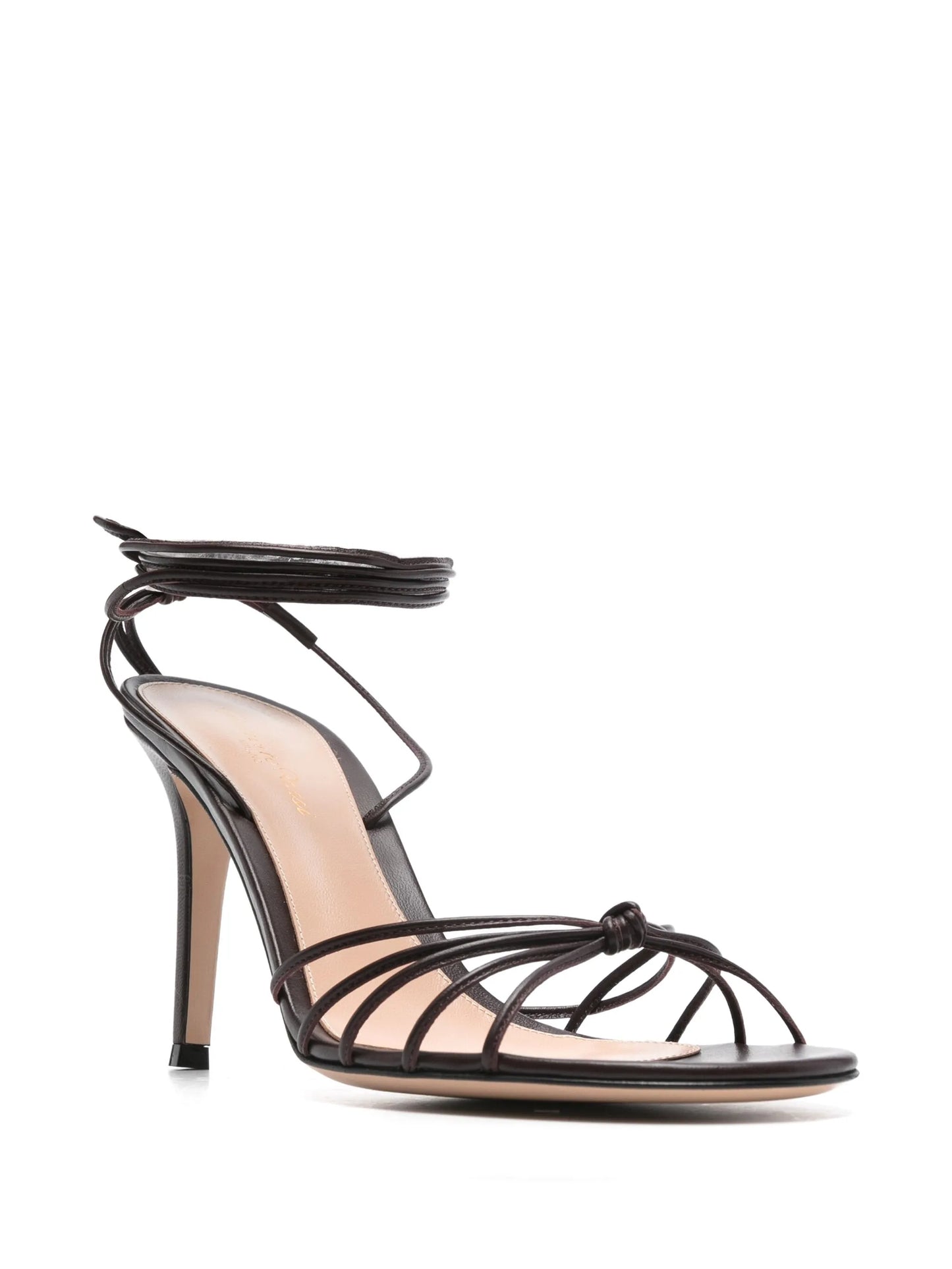 85mm strappy leather sandals