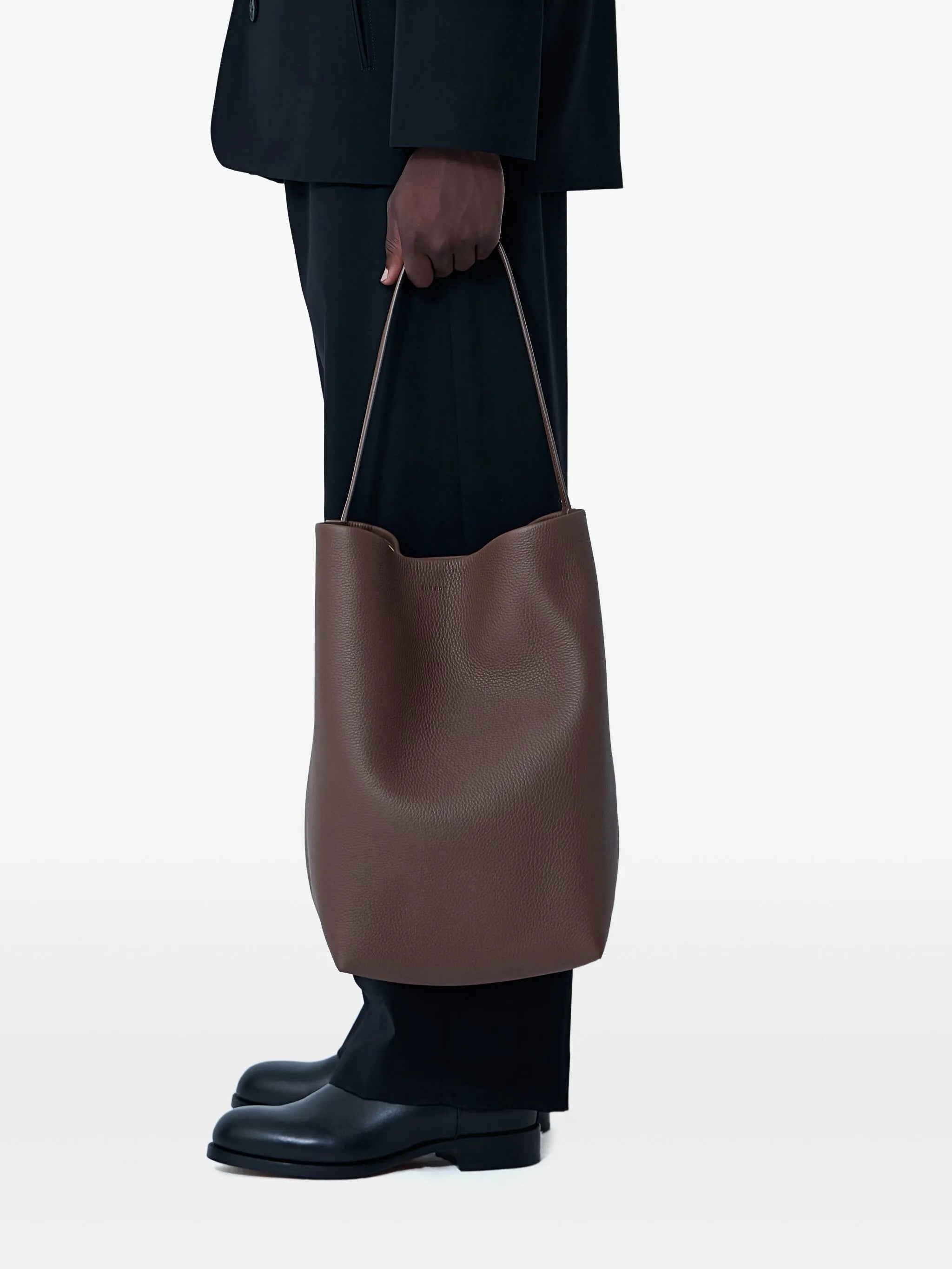 large N/S Park pebble-grain leather tote bag