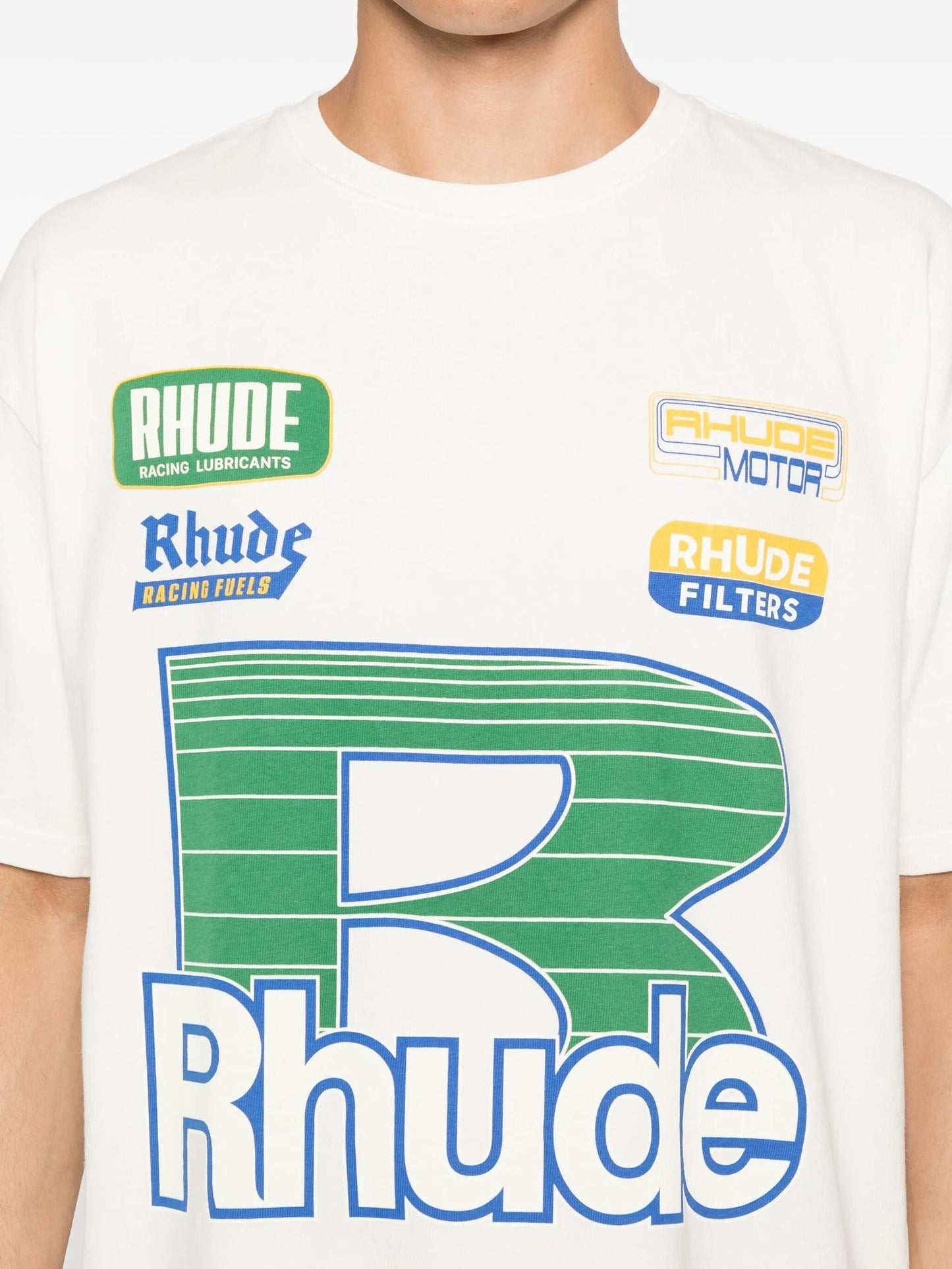 graphic-print logo-detail T-shirt