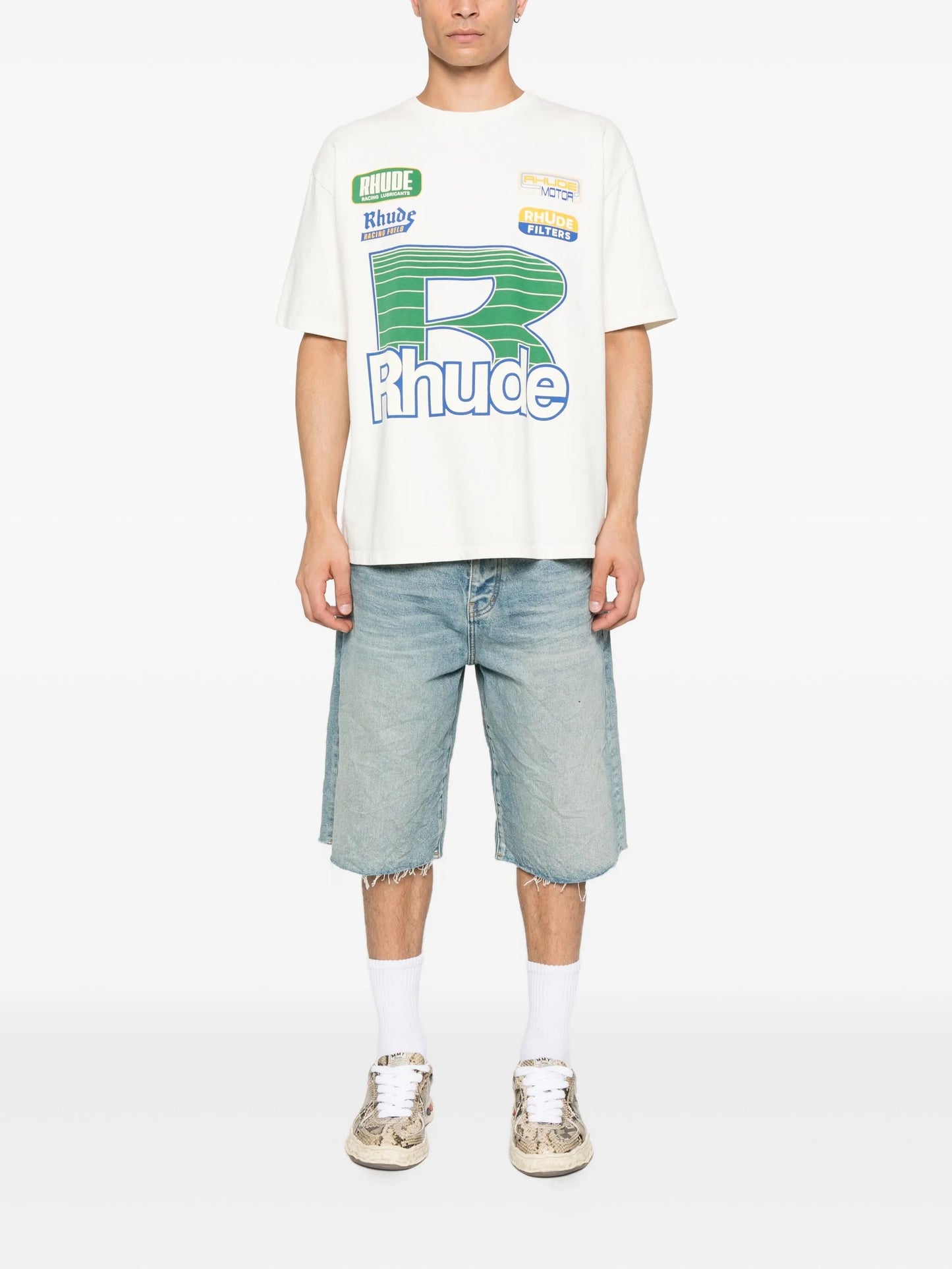 graphic-print logo-detail T-shirt