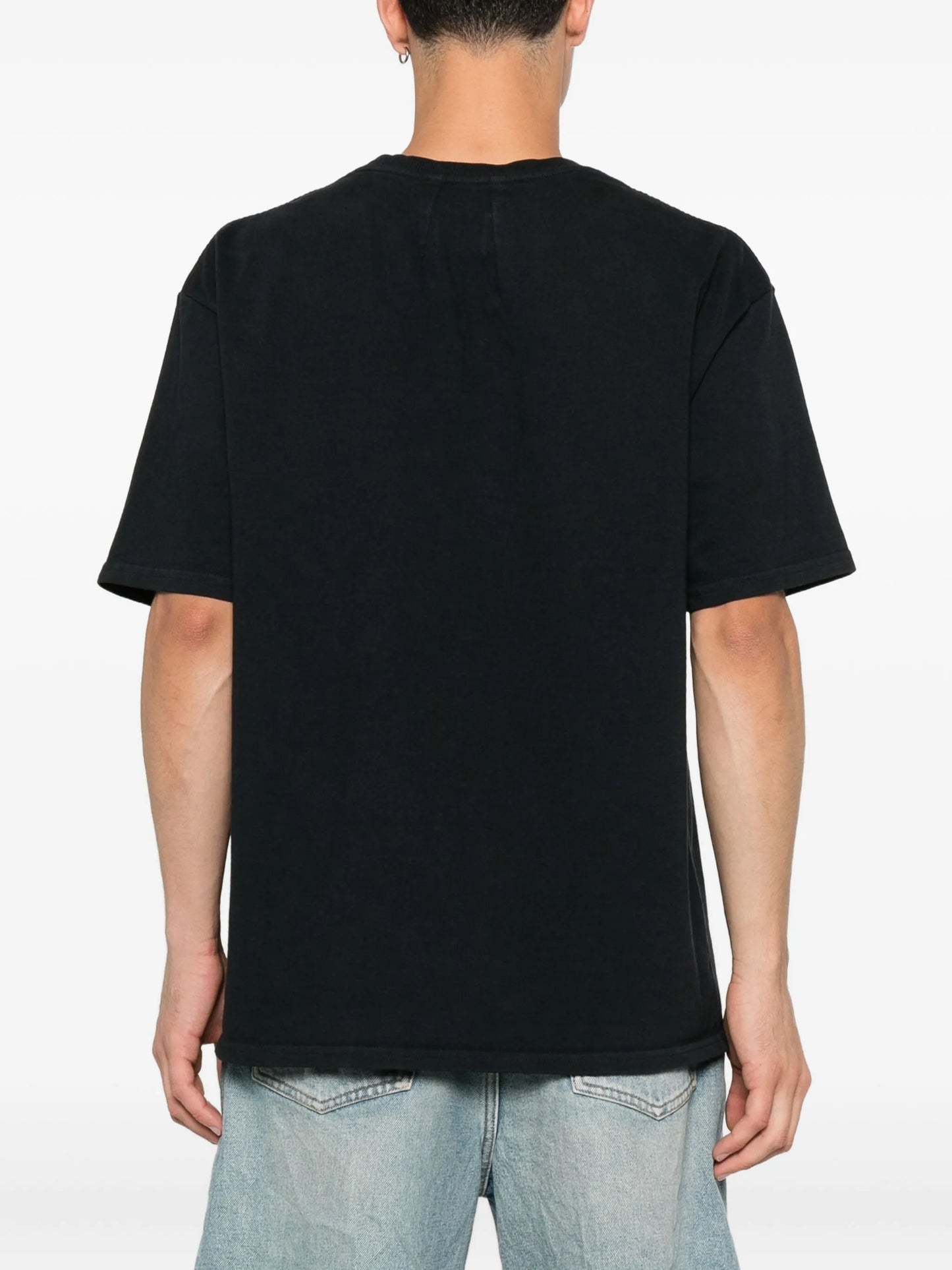 crest-print cotton T-shirt