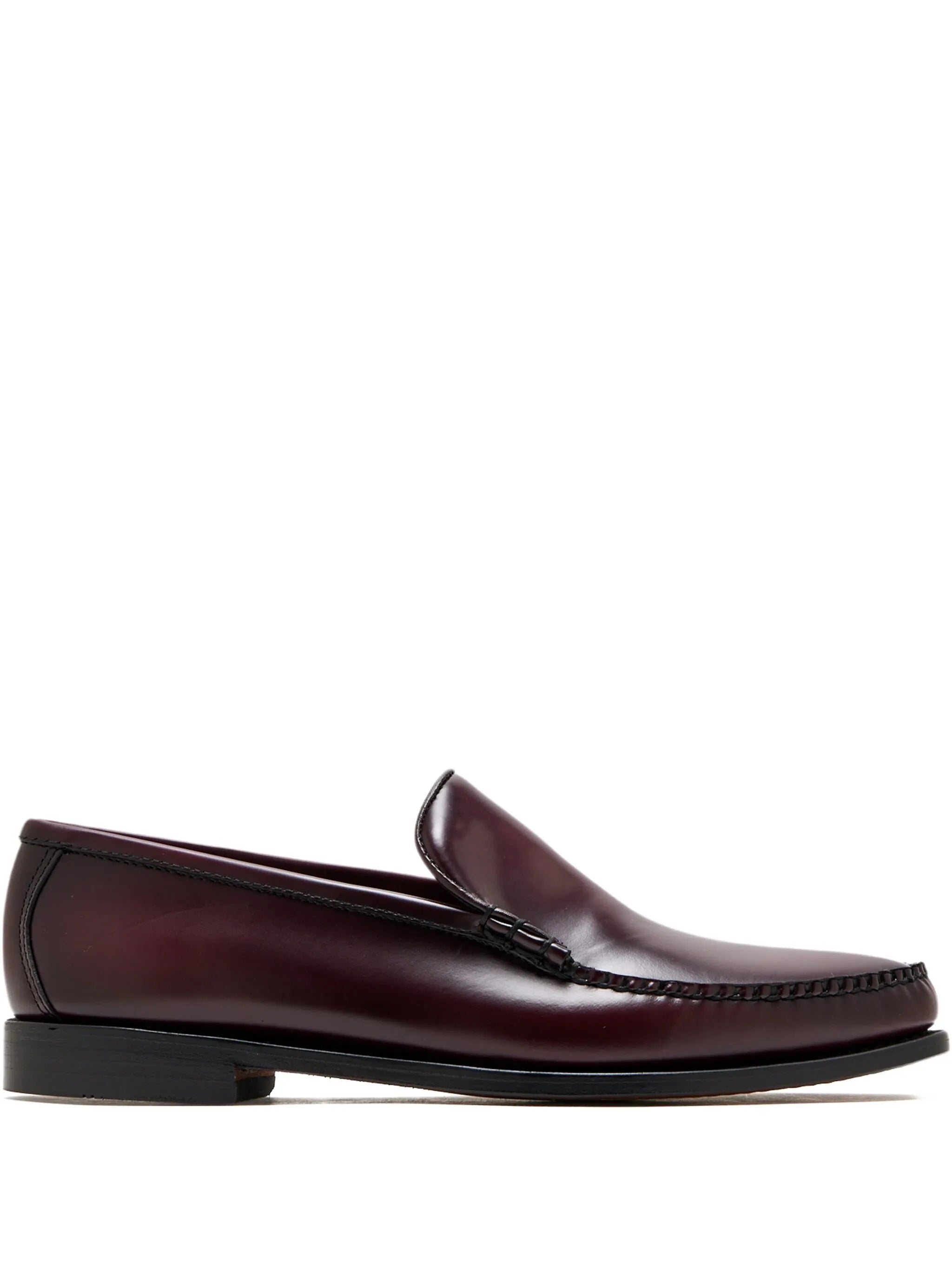 leather mocassin loafers