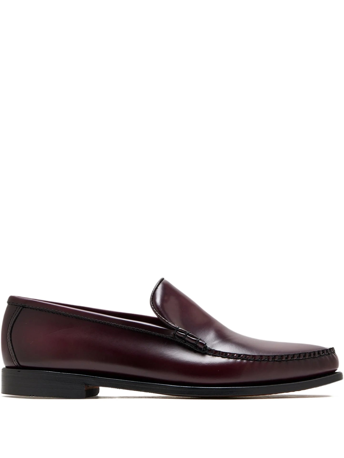 leather mocassin loafers