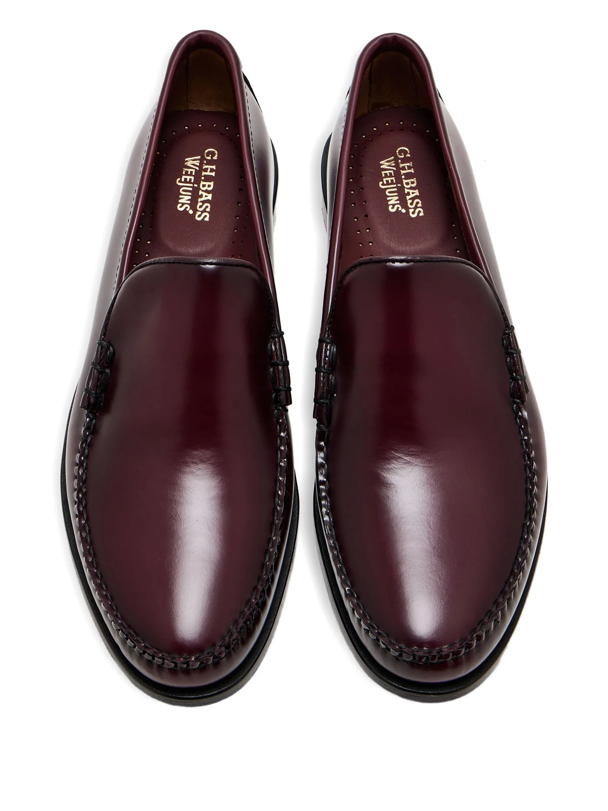 leather mocassin loafers