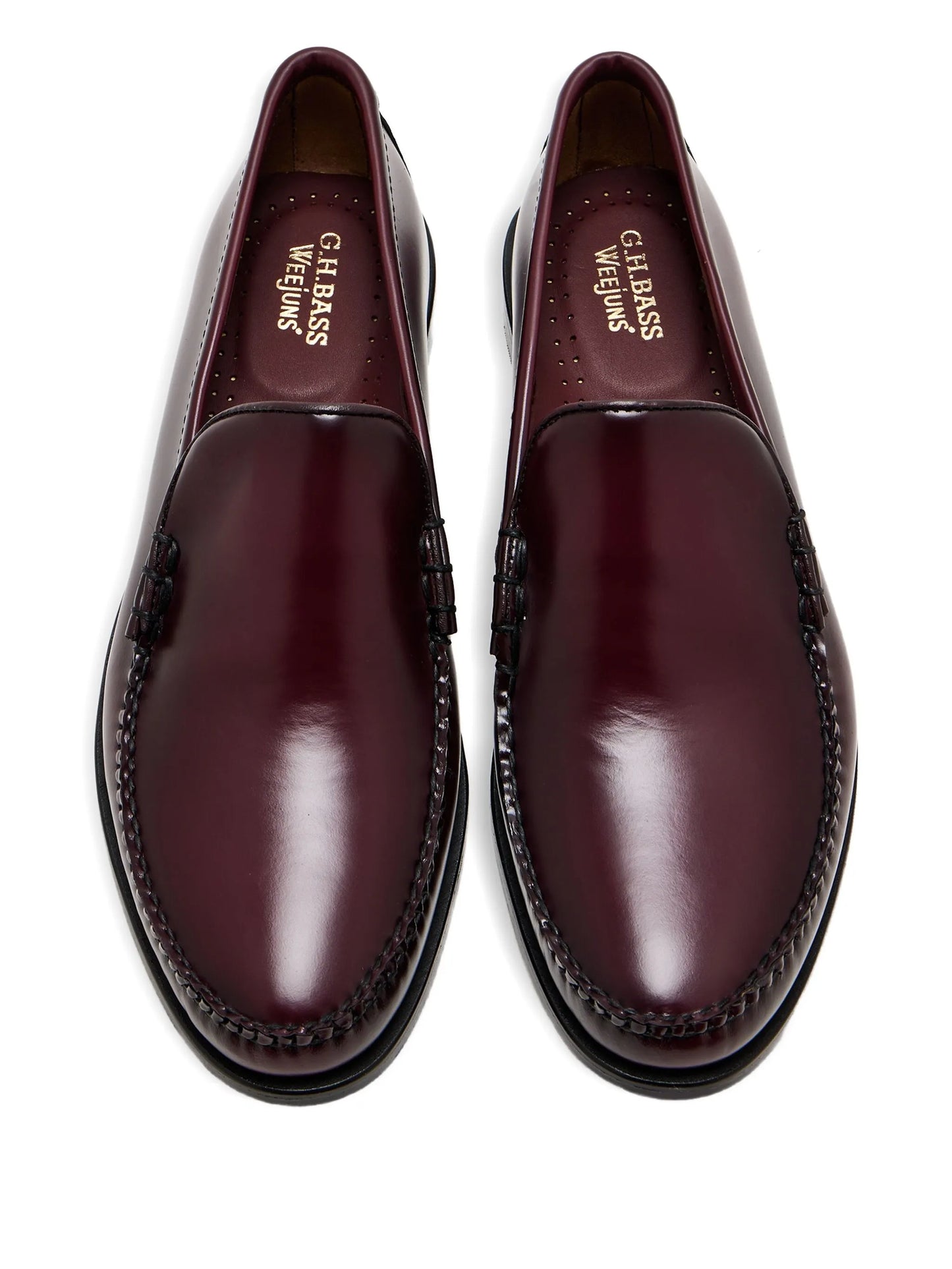 leather mocassin loafers