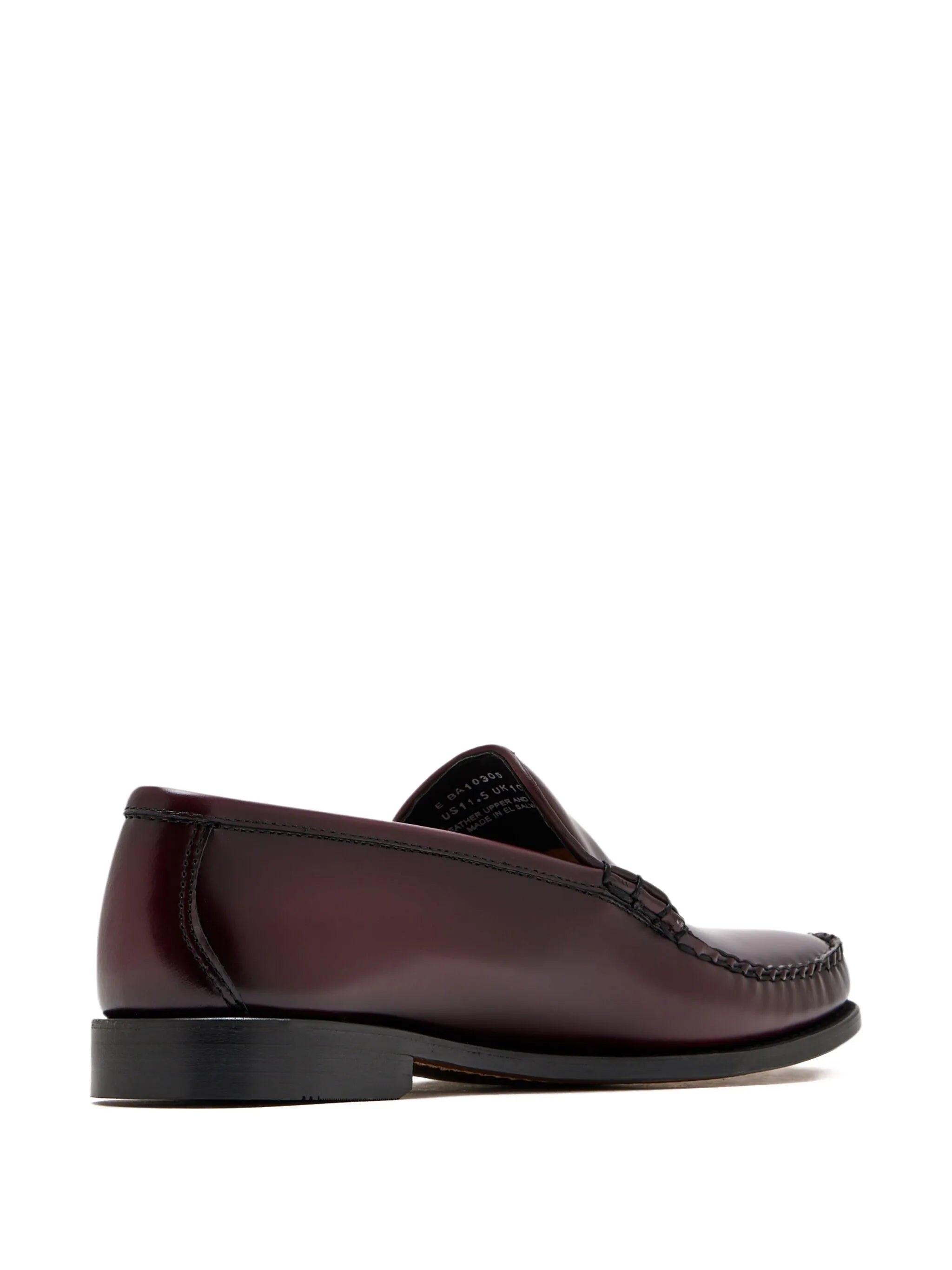 leather mocassin loafers