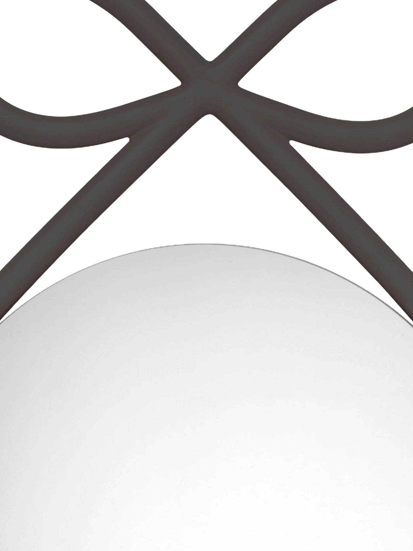 Ribbon-bow mirror