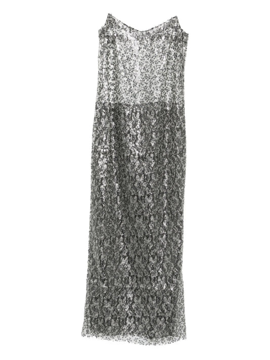 sequin-embellishment maxi dress