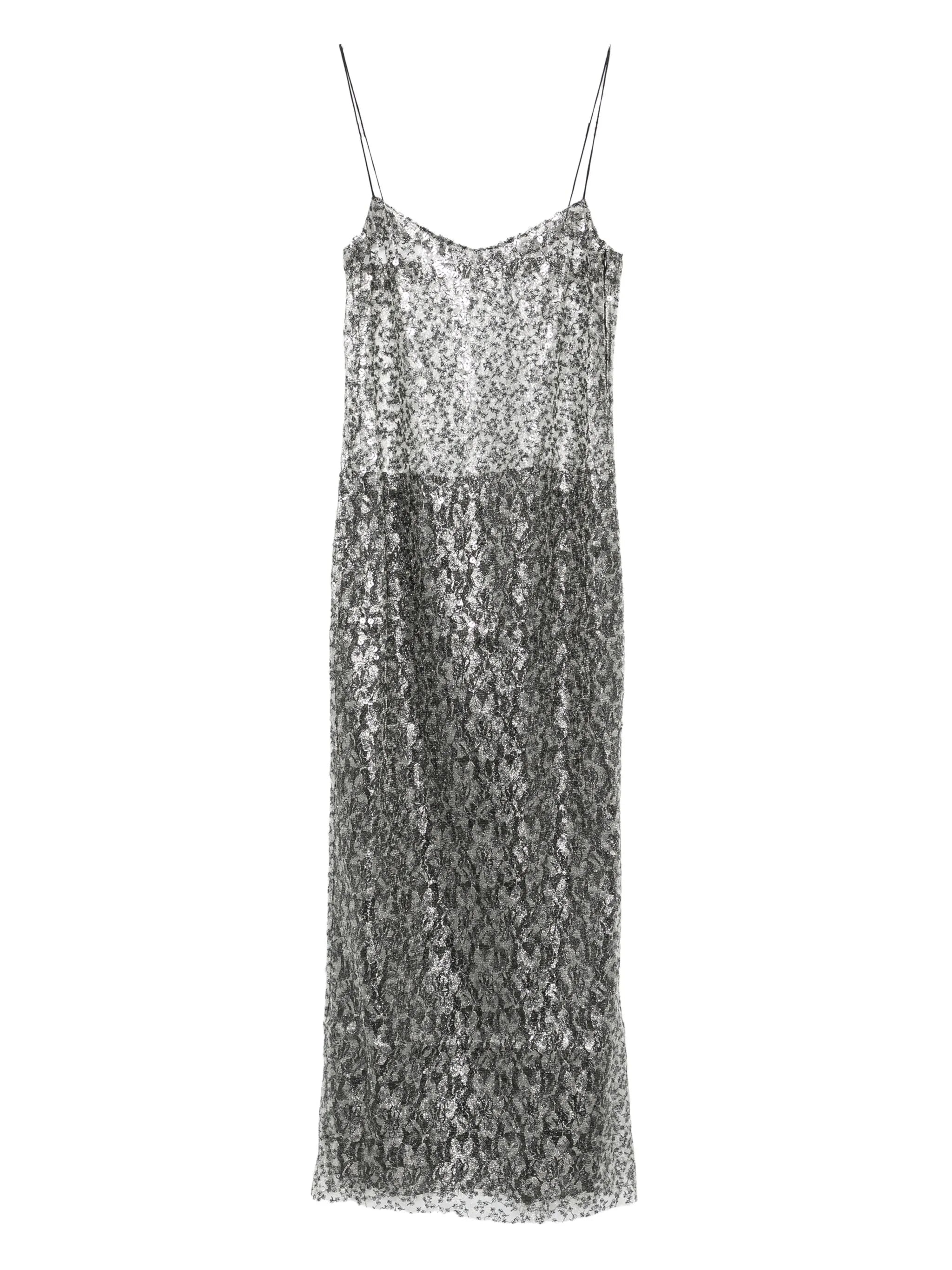 sequin-embellishment maxi dress