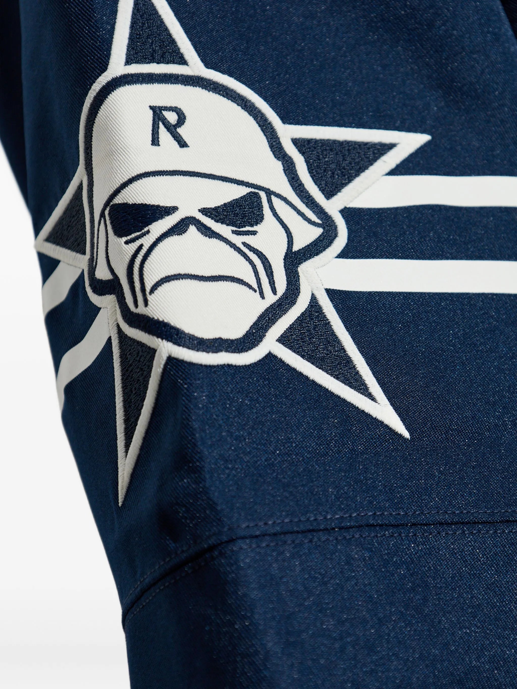 x Iron Maiden Anniversary number 75 star-embellished jersey