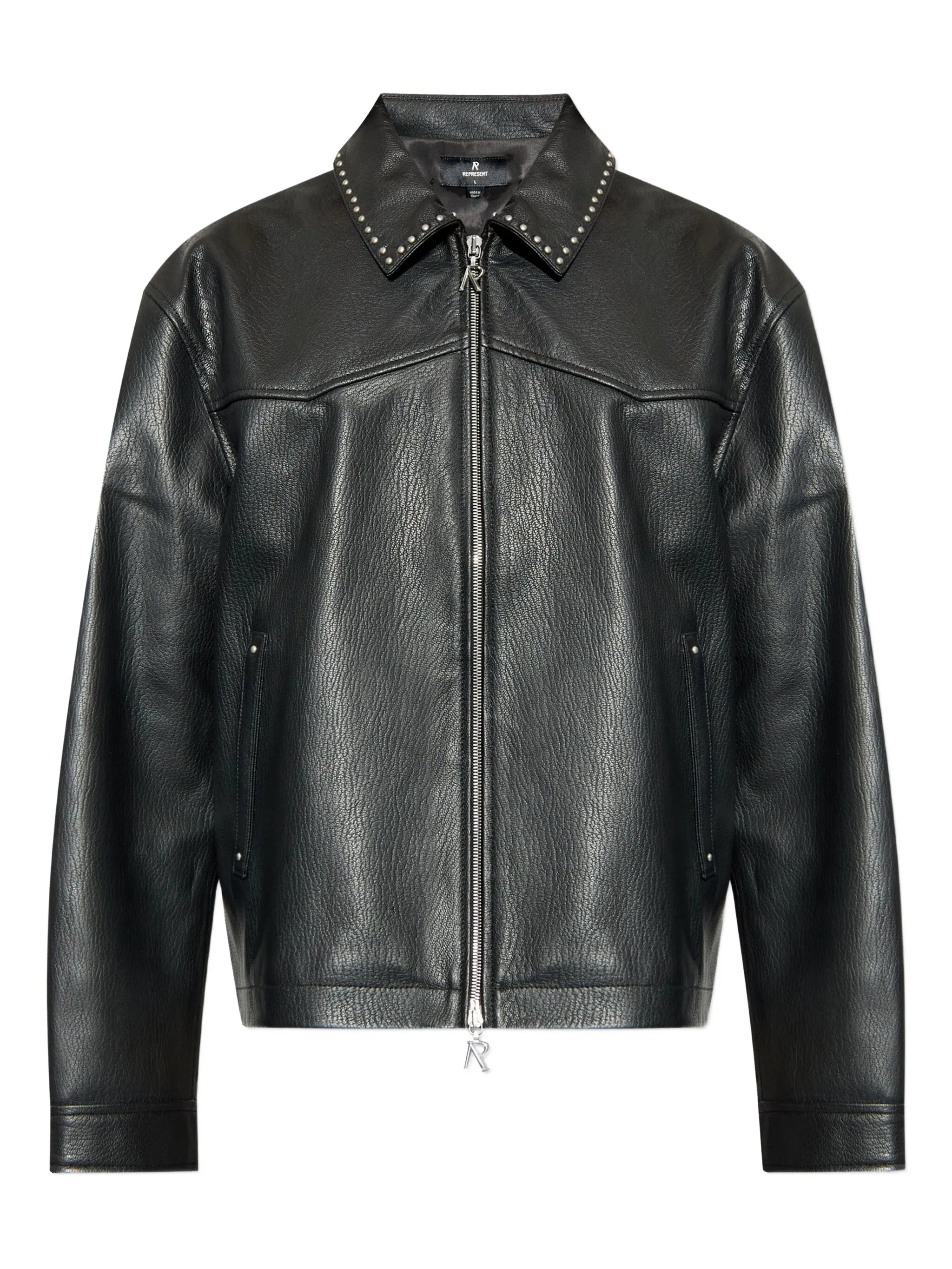 X Iron Maiden Trooper studded leather jacket