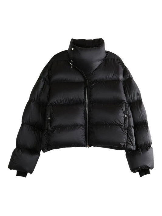 quilted high-neck jacket