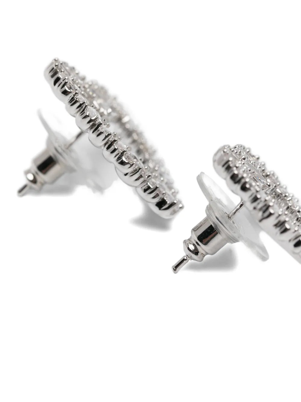 crystal heart earrings