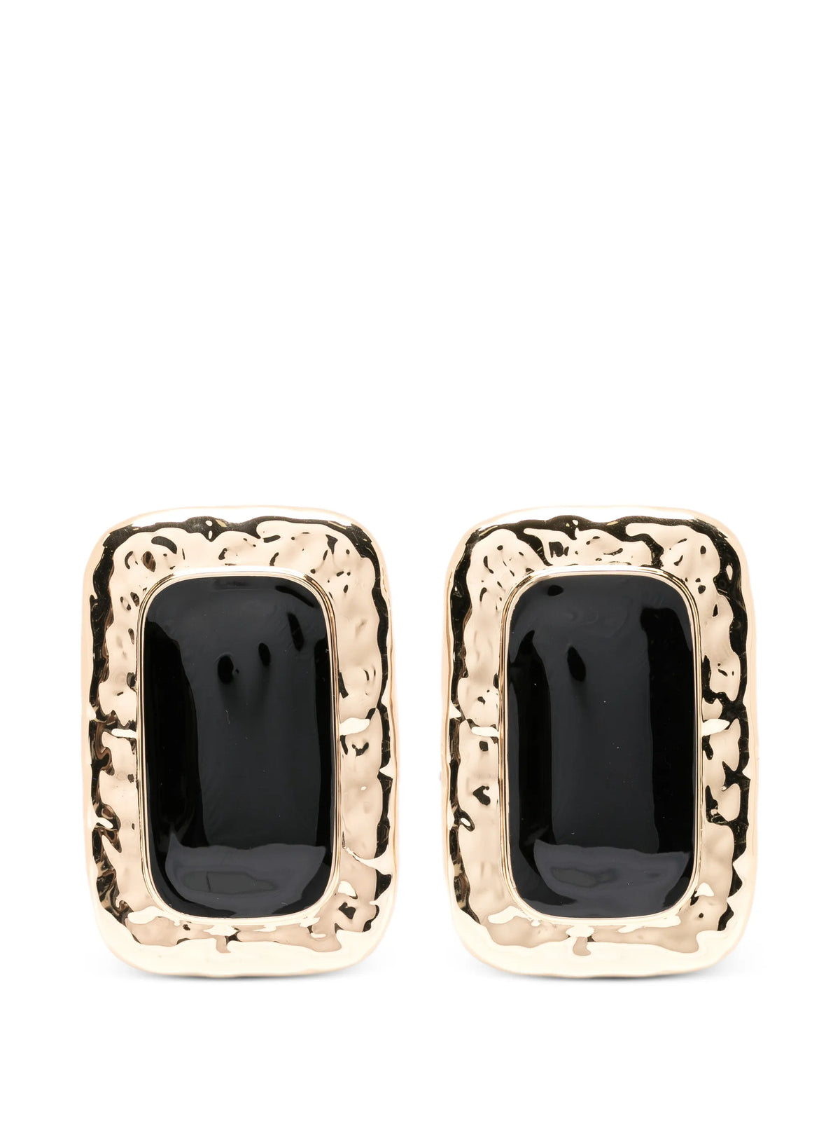 large mottled earrings